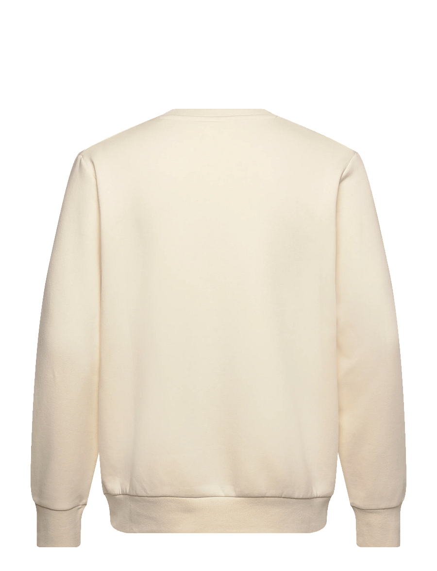 Lindbergh - O-neck brand carrier sweatshirt - kollektioner - nature white - 1