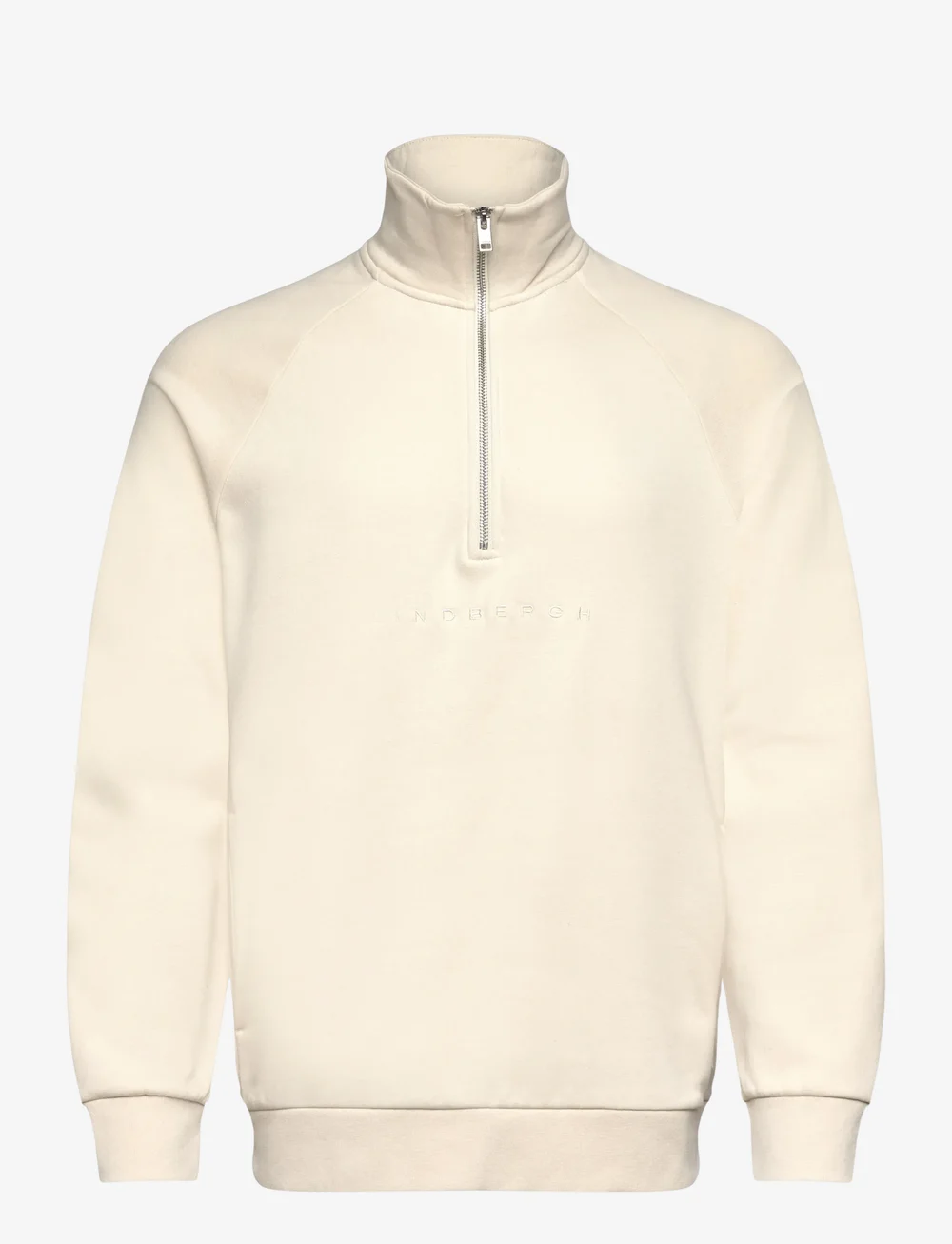 Lindbergh - Half zip raglan sweatshirt - kollektioner - ecru - 1