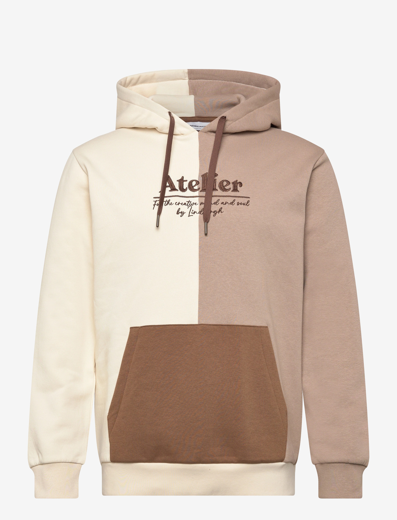 Lindbergh - Colour block hoodie - kapuzenpullover - sand mix - 0