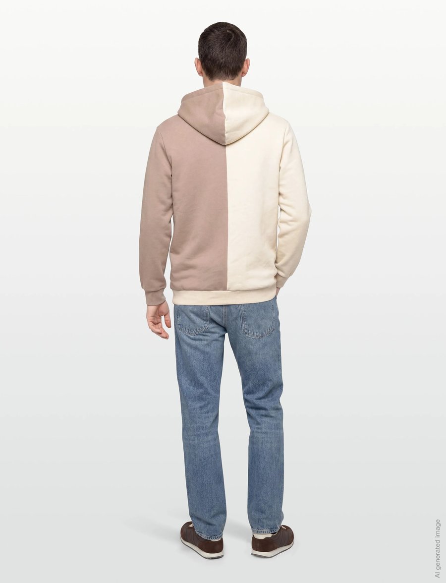 Lindbergh - Colour block hoodie - kapuzenpullover - sand mix - 4