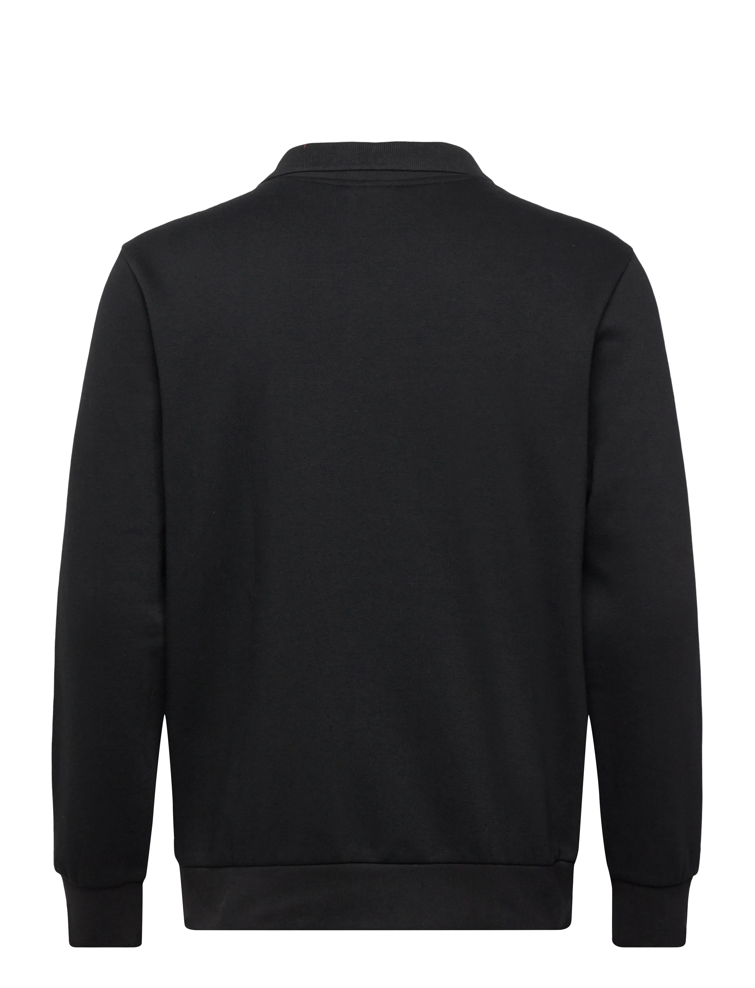 Lindbergh - Half zip polo sweat - sweatshirts - black - 1