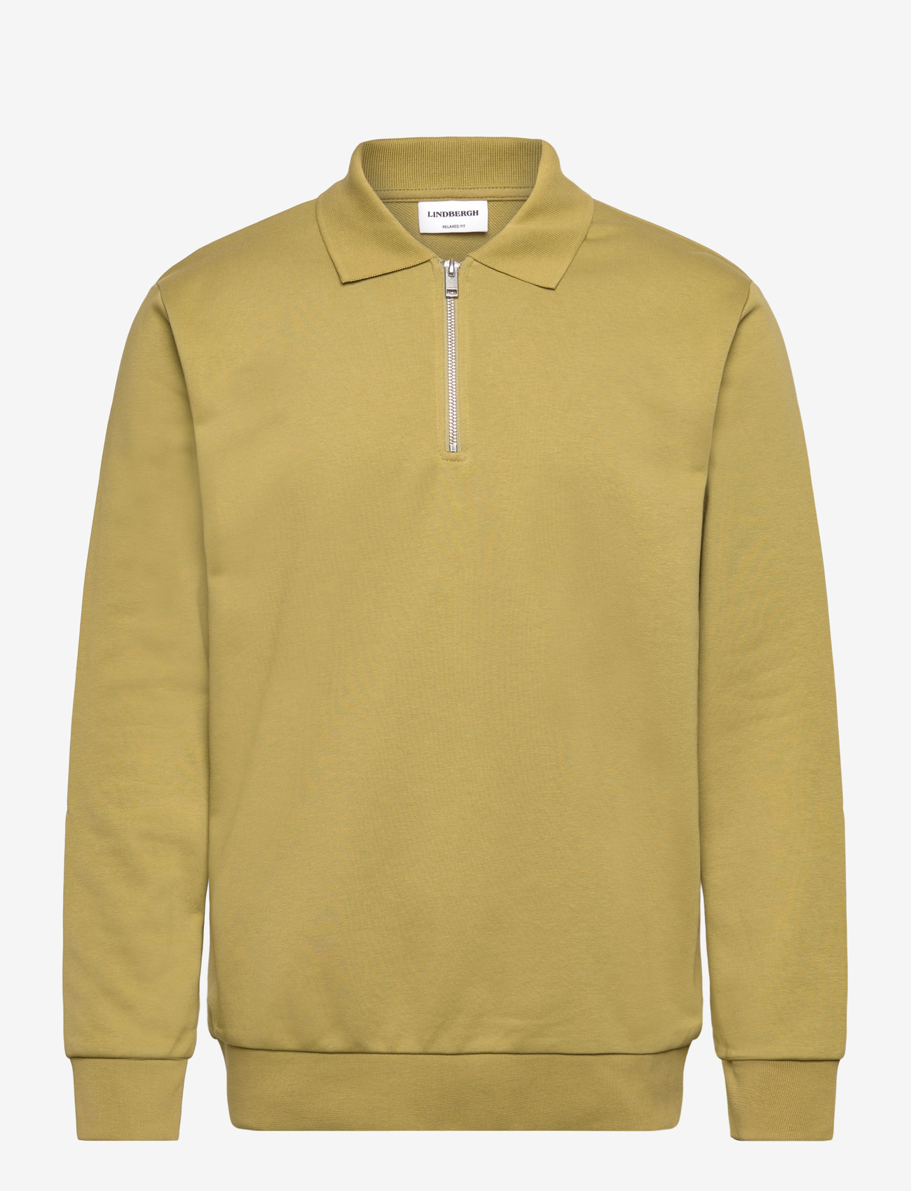 Lindbergh - Half zip polo sweat - langärmelig - green - 0