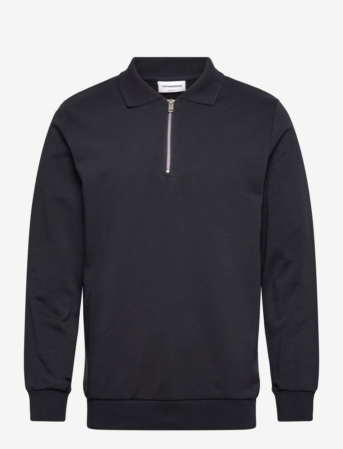 Lindbergh - Half zip polo sweat - långärmade pikéer - navy - 1