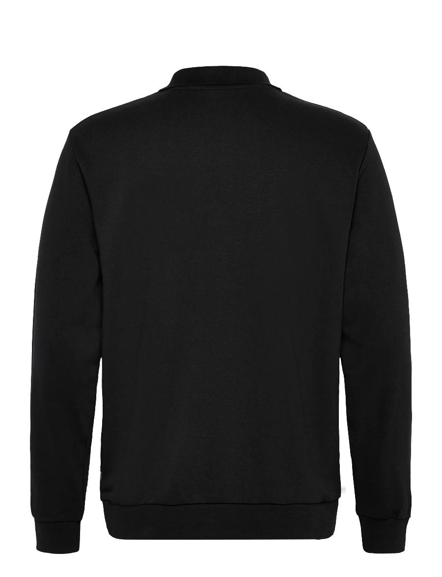 Lindbergh - Sweat polo L/S - collections - black - 1