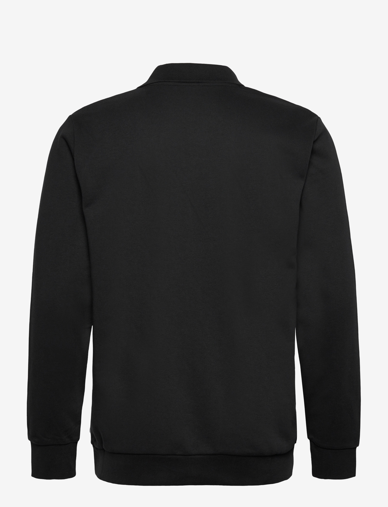 Lindbergh - Sweat v-neck polo L/S - pikkade varrukatega polod - black - 1