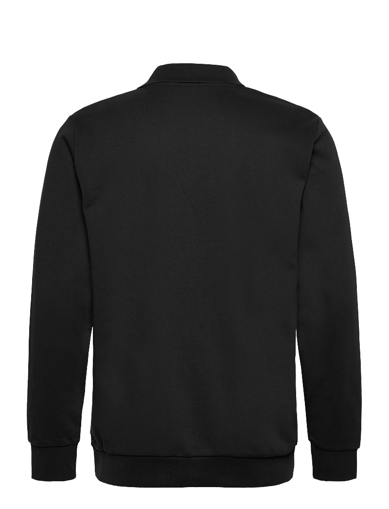 Lindbergh - Sweat v-neck polo L/S - langärmelig - black - 2