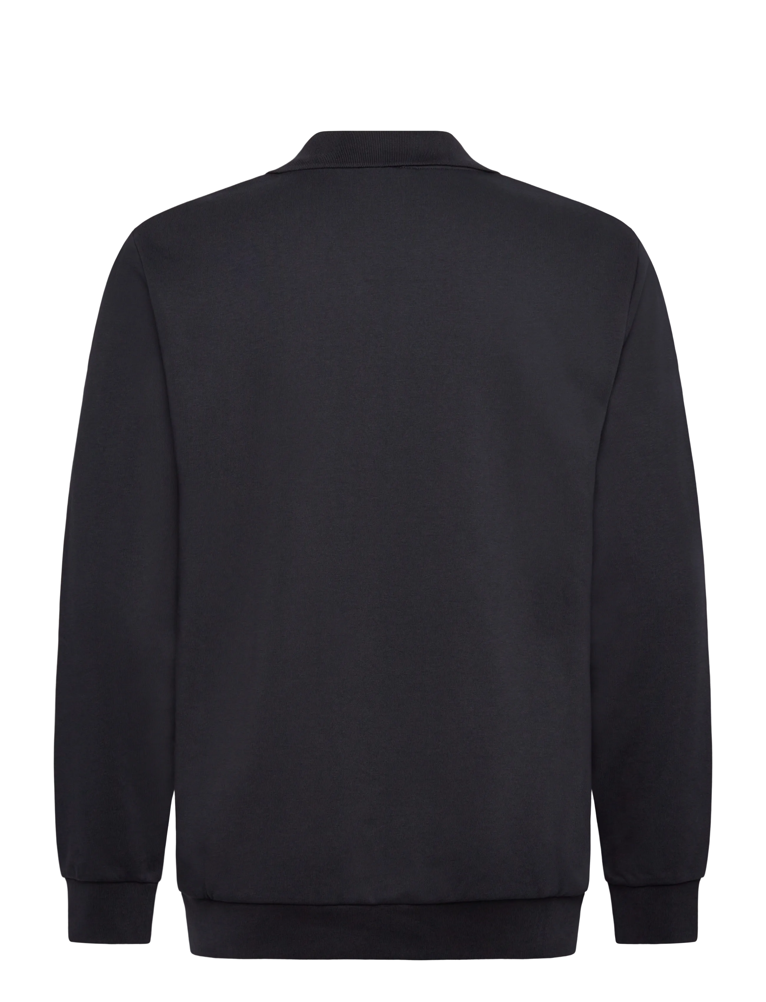 Lindbergh - Sweat v-neck polo L/S - long-sleeved polos - navy - 2