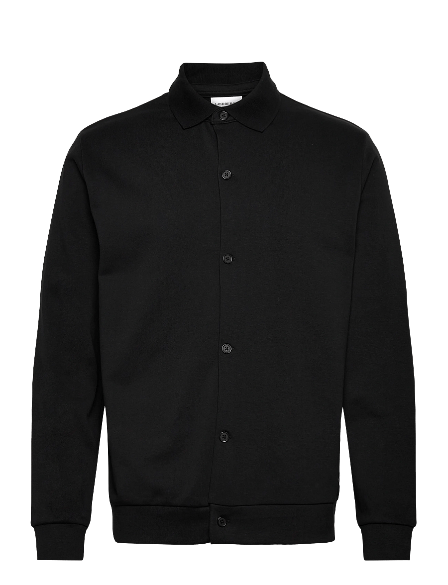 Lindbergh - Sweat cardigan L/S - kollektionen - black - 0