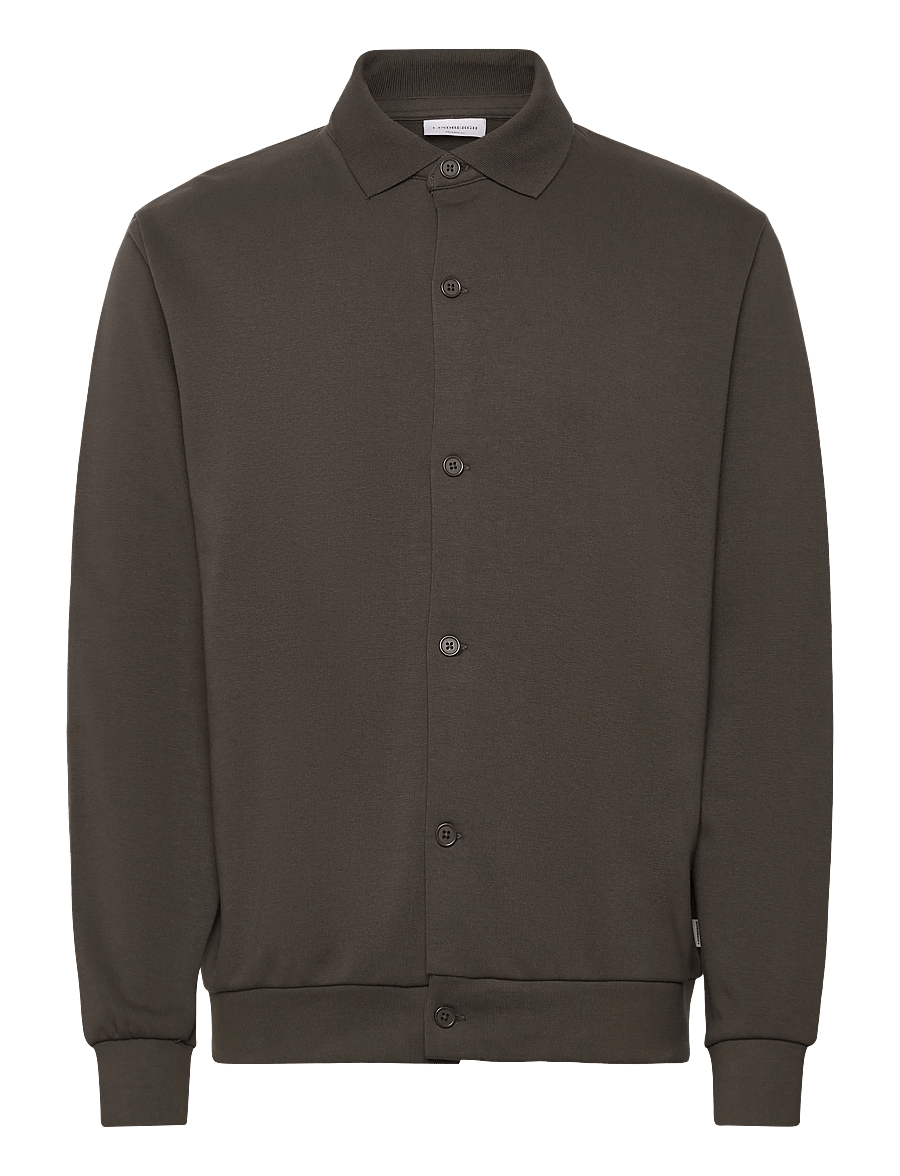 Lindbergh - Sweat cardigan L/S - kollektioner - dk army - 0