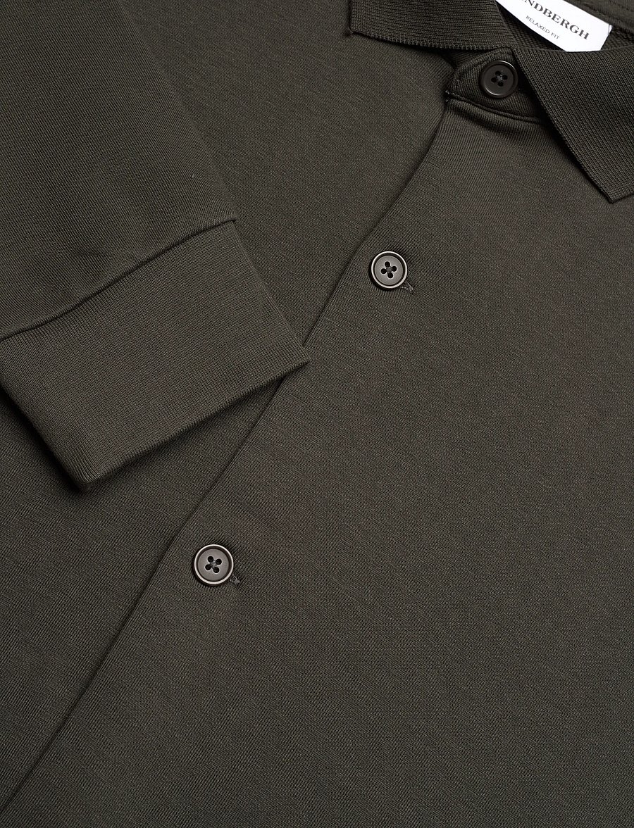 Lindbergh - Sweat cardigan L/S - kollektioner - dk army - 2