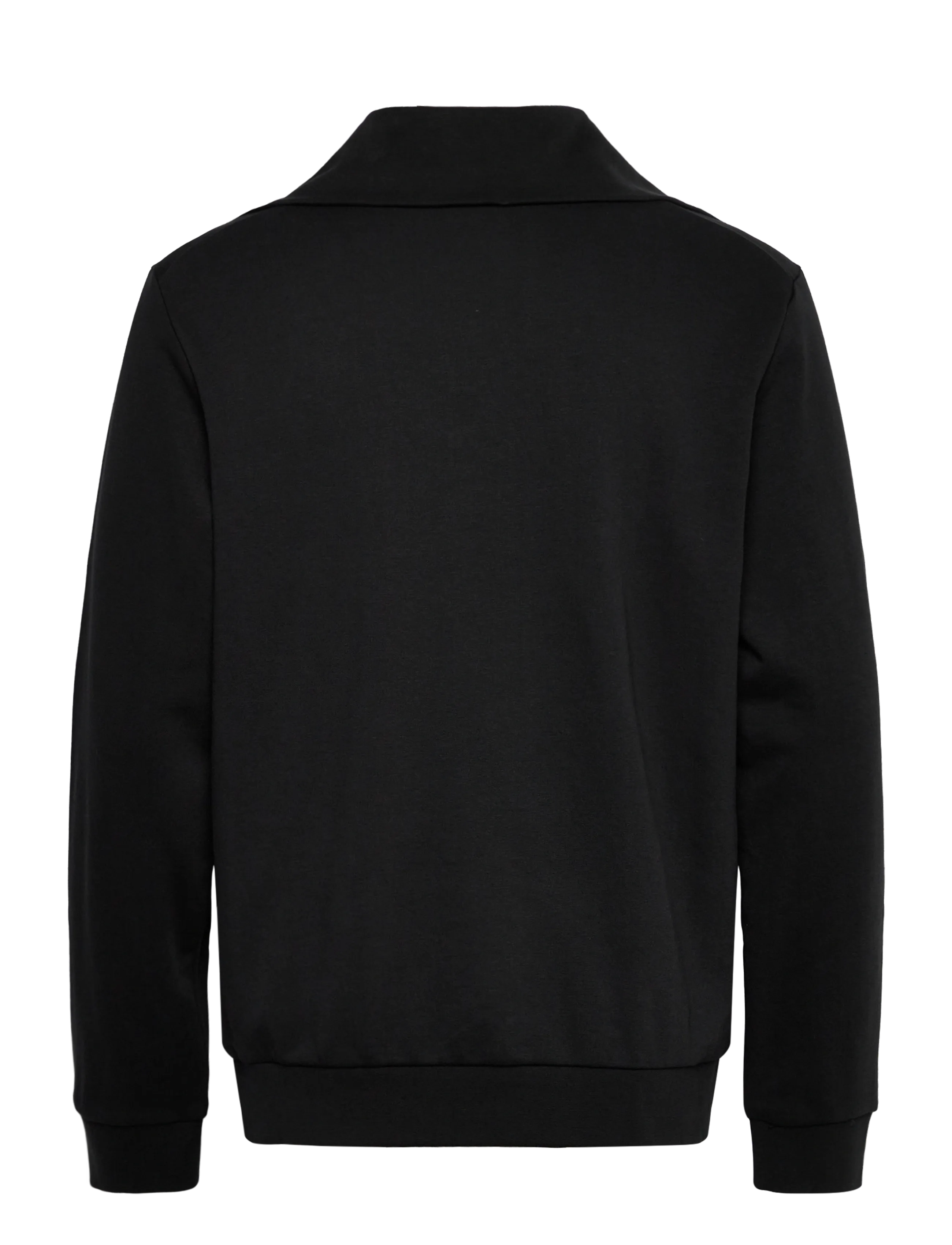 Lindbergh - Half zip sweat with oversized colla - half zip-tröjor - black - 1