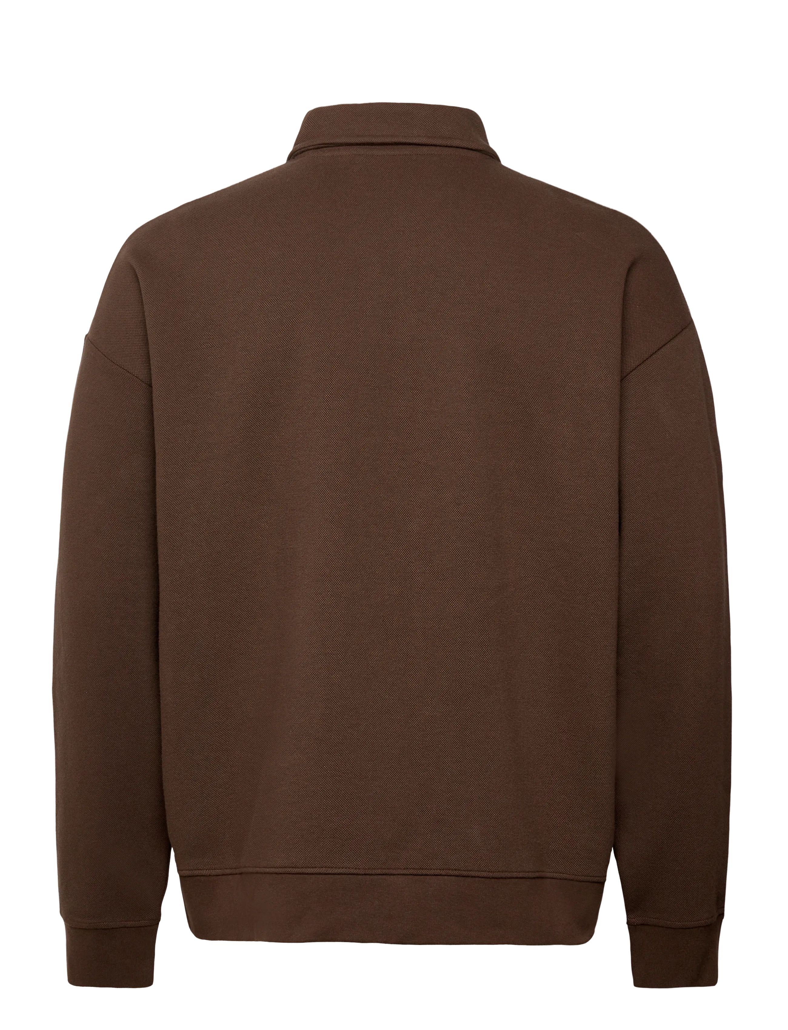 Lindbergh - Birdeye sweat polo L/S - langärmelig - dk brown - 1