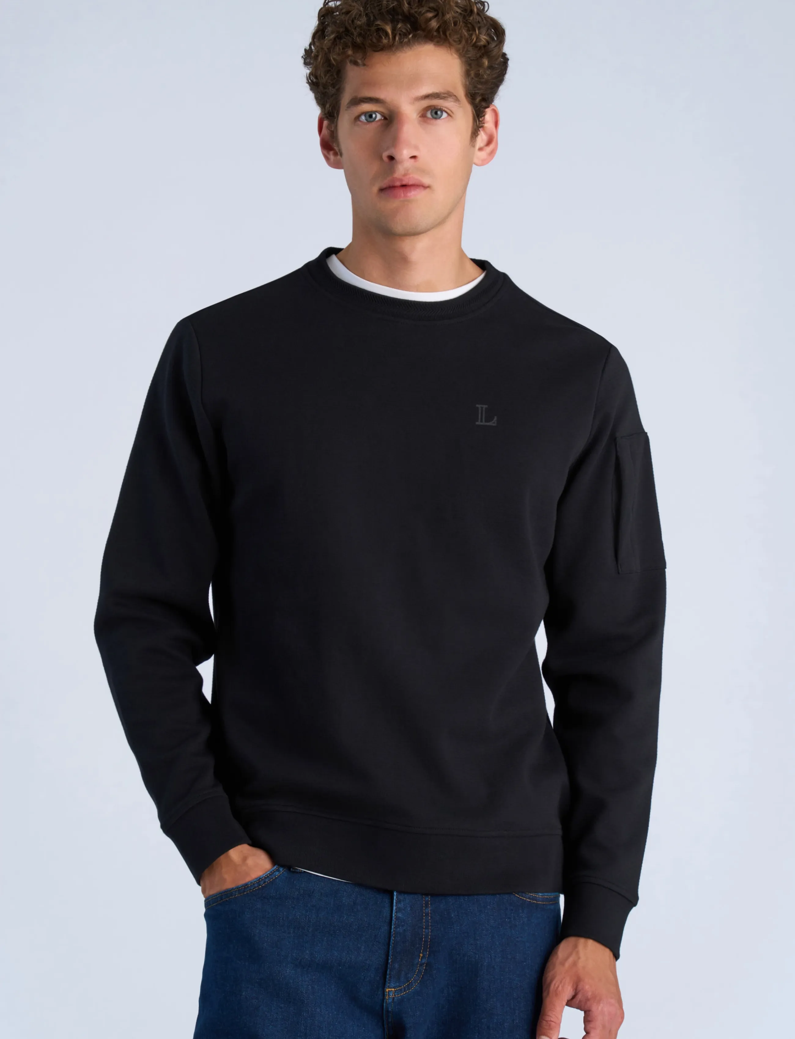 Lindbergh - O-neck sweat - sügisene kokkuhoid - black - 3