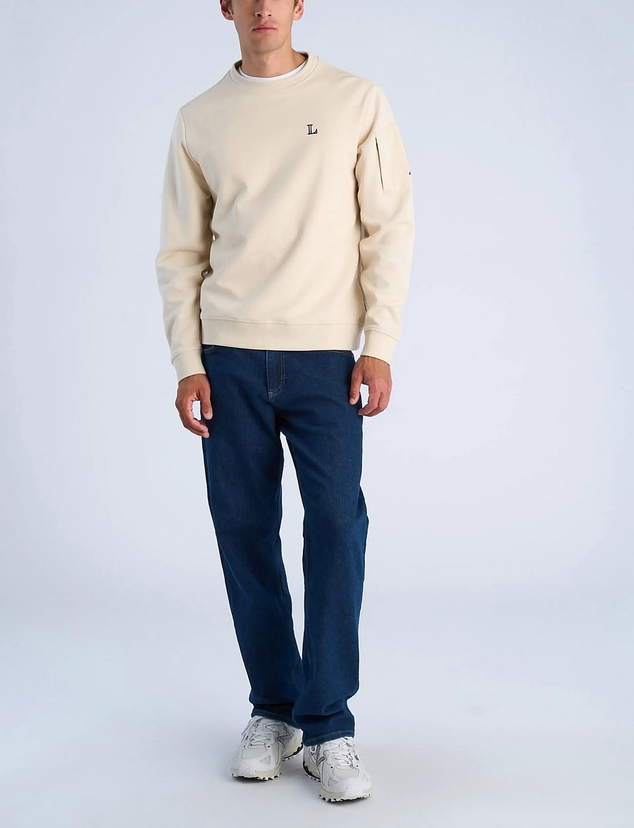 Lindbergh - O-neck sweat - collections - lt sand - 0
