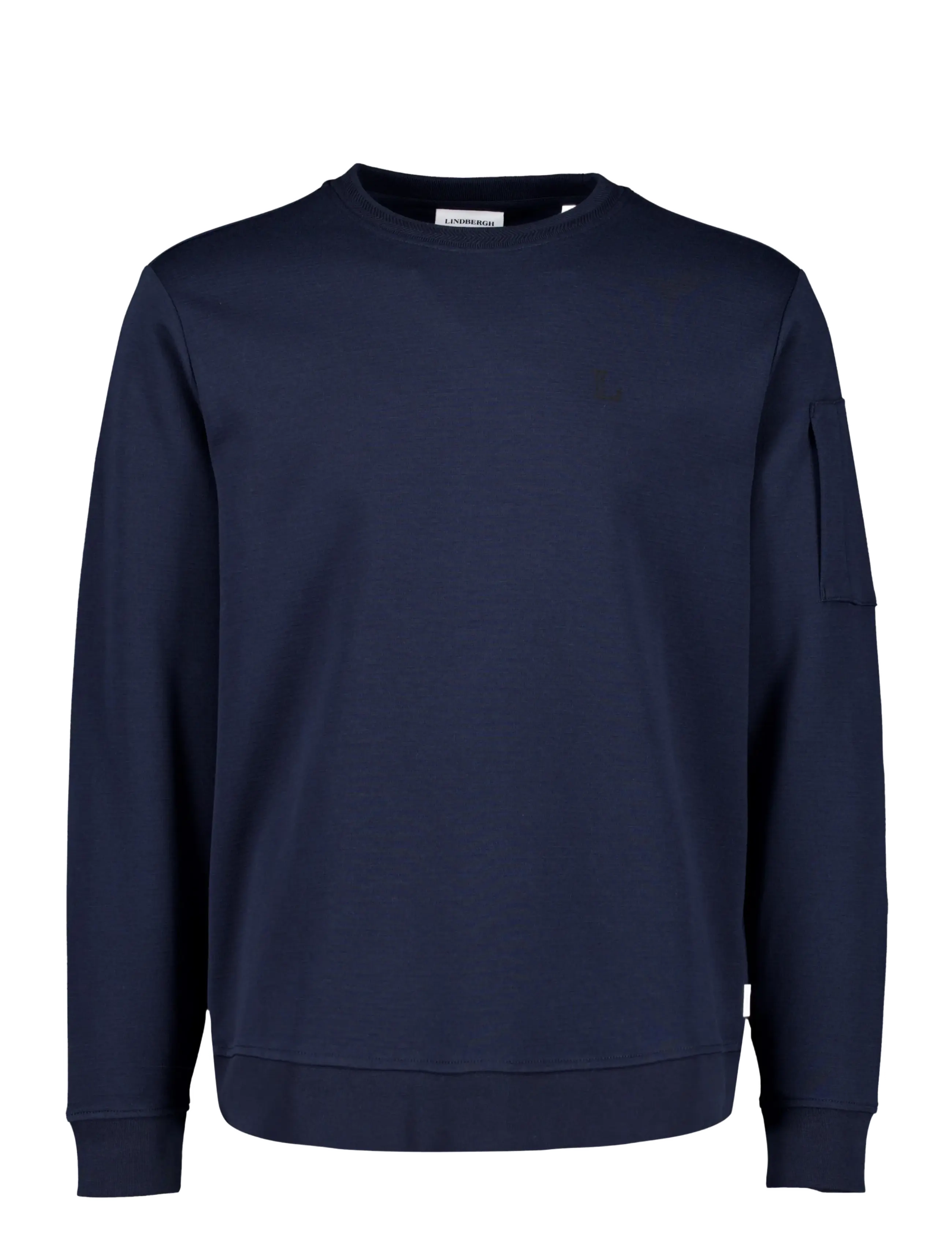Lindbergh O-neck sweat - Lindbergh - NAVY / navy