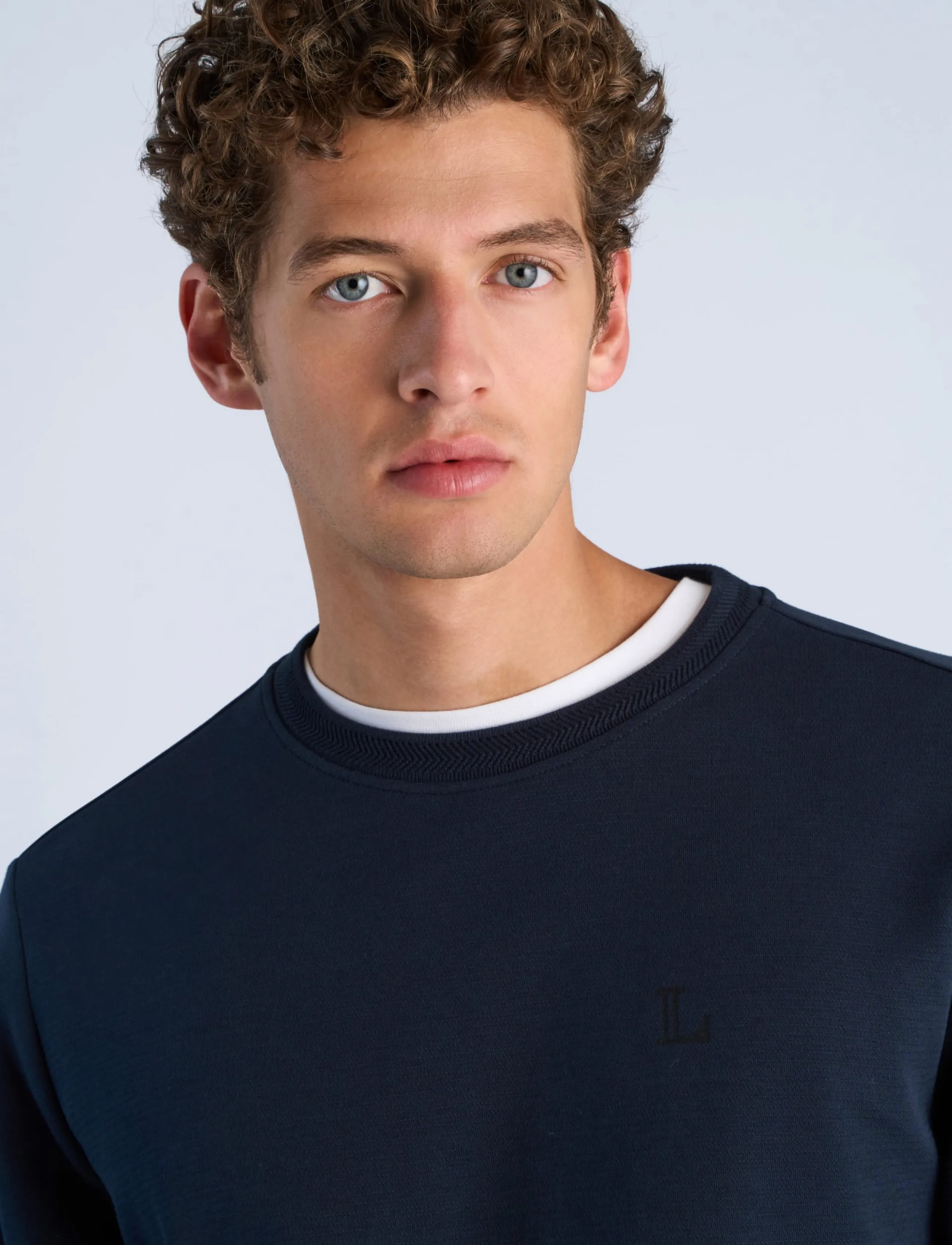 Lindbergh - O-neck sweat - sügisene kokkuhoid - navy - 5