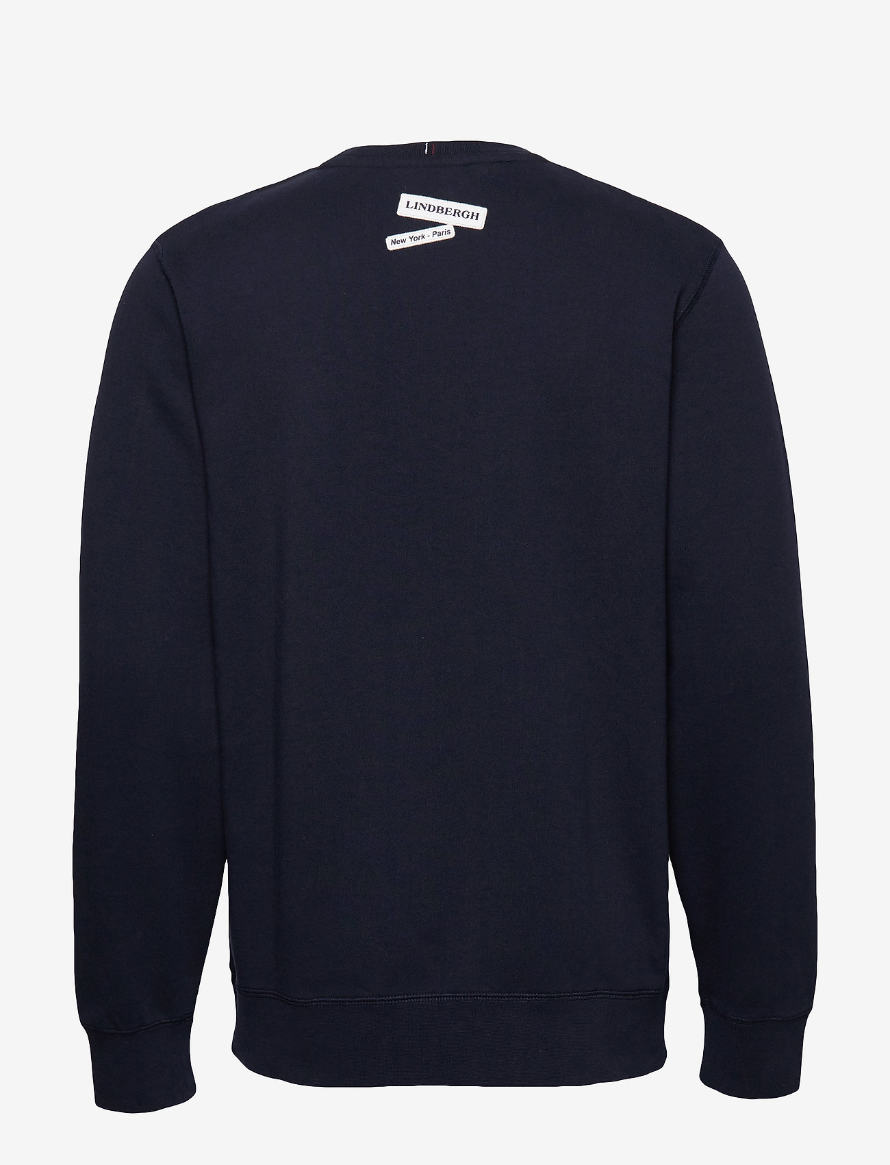 Lindbergh - Basic sweatshirt w embroidery - dk blue - 1