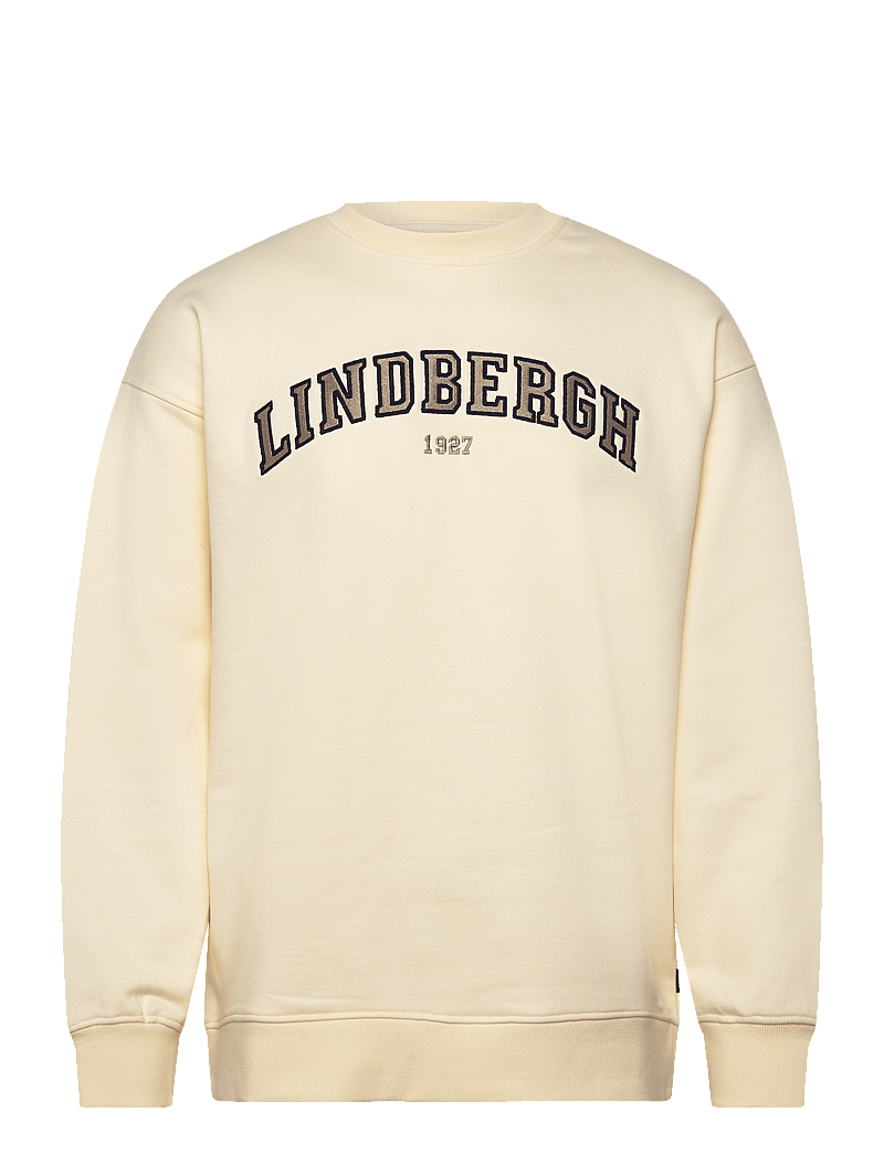 Lindbergh - Logo sweat - kollektsioonid - vanilla white - 0