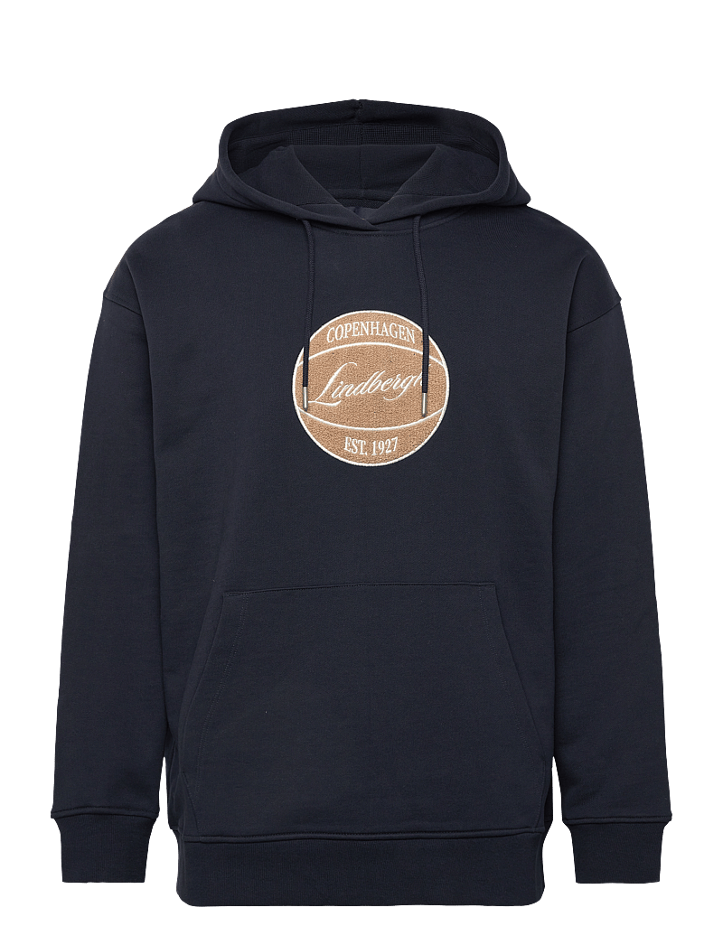 Lindbergh - Logo sweat hoodie - kapuzenpullover - navy - 0
