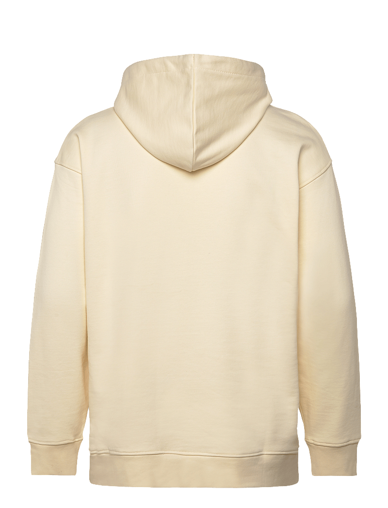 Lindbergh - Logo sweat hoodie - kapuutsiga dressipluusid - vanilla white - 1