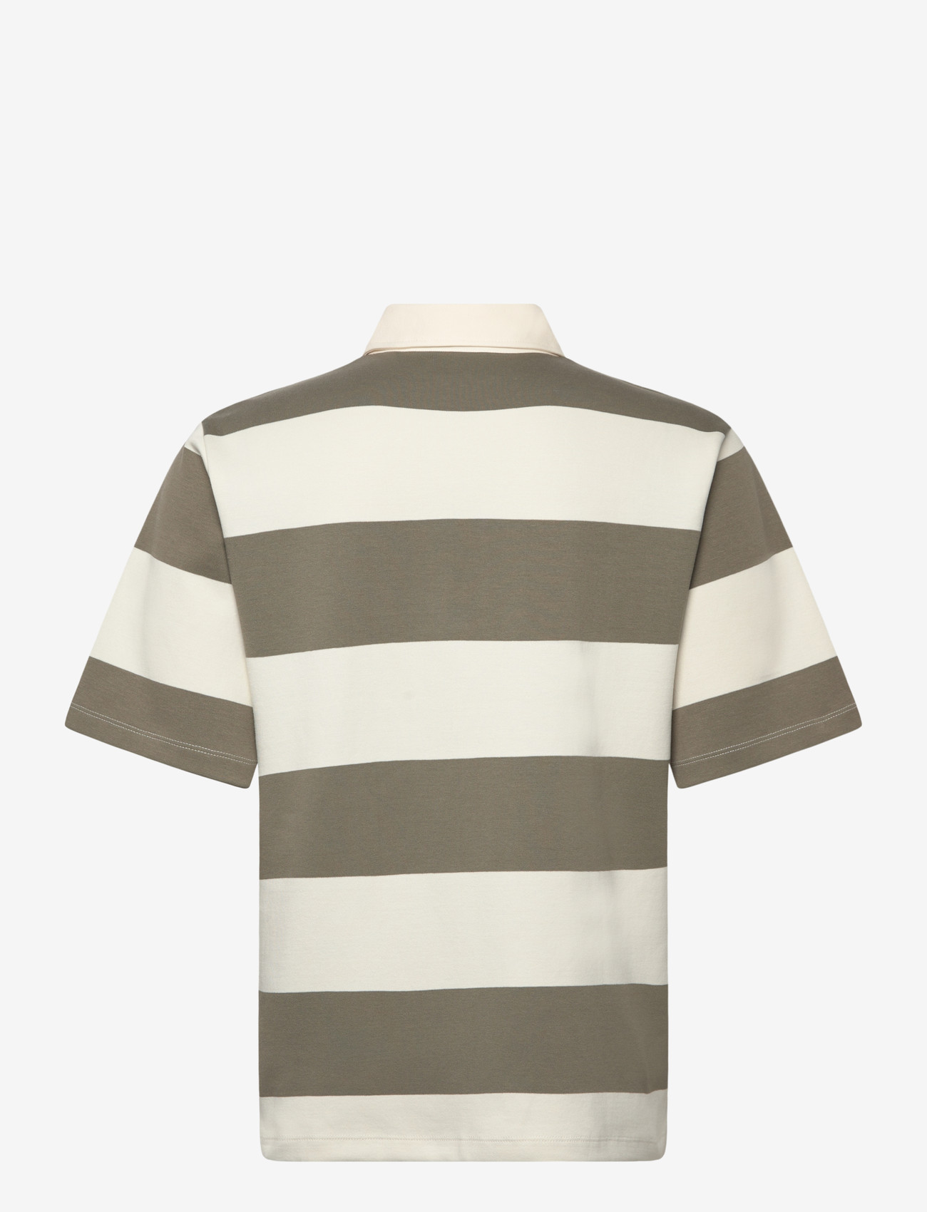 Lindbergh - Rugby polo sweat S/S - kortærmede poloer - dk olive - 2