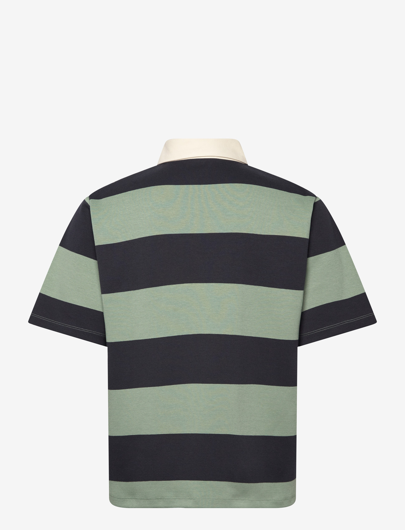 Lindbergh - Rugby polo sweat S/S - short-sleeved polos - faded green - 2