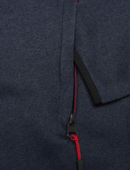 Lindbergh - Full zip fleece cardigan - mid layer jackets - navy mix - 3