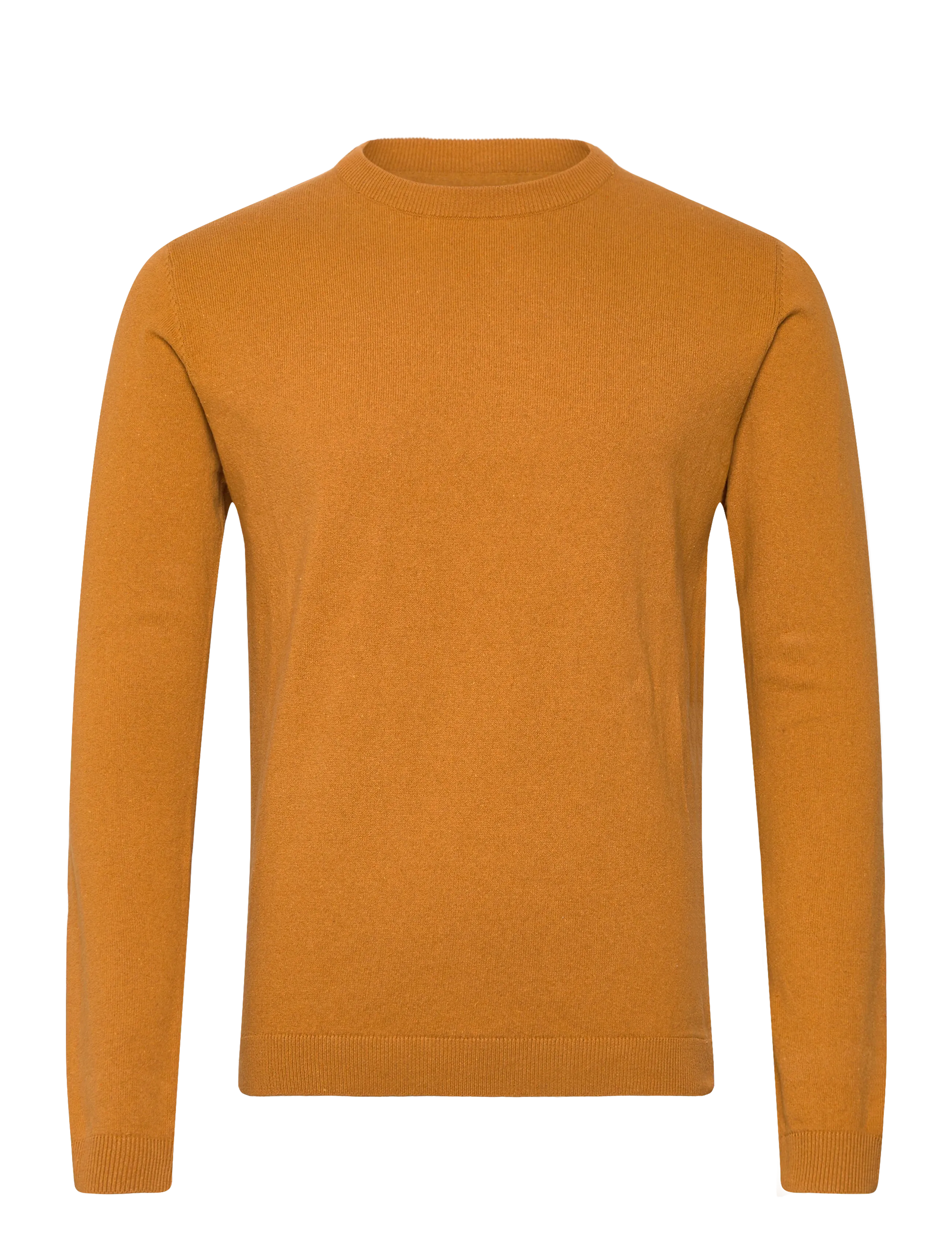 LINDBERGH 100% Recycle Knit Runder Hals Orange - M - Herren