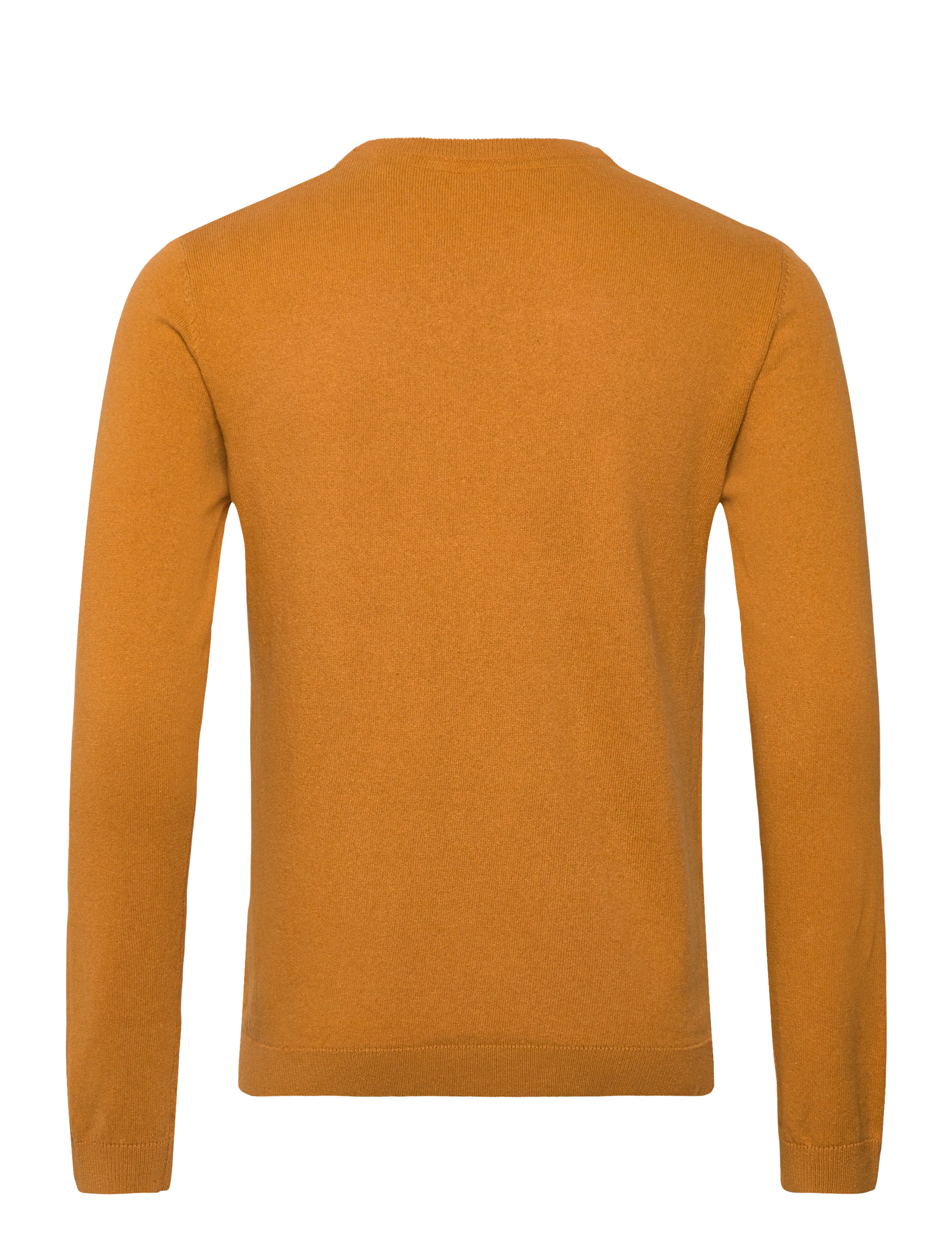 Lindbergh - 100% recycle knit round neck - rundhals - dk camel - 2
