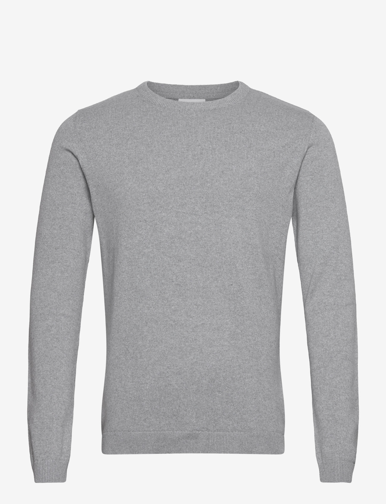 Lindbergh - 100% recycle knit round neck - rund hals - dk grey - 0