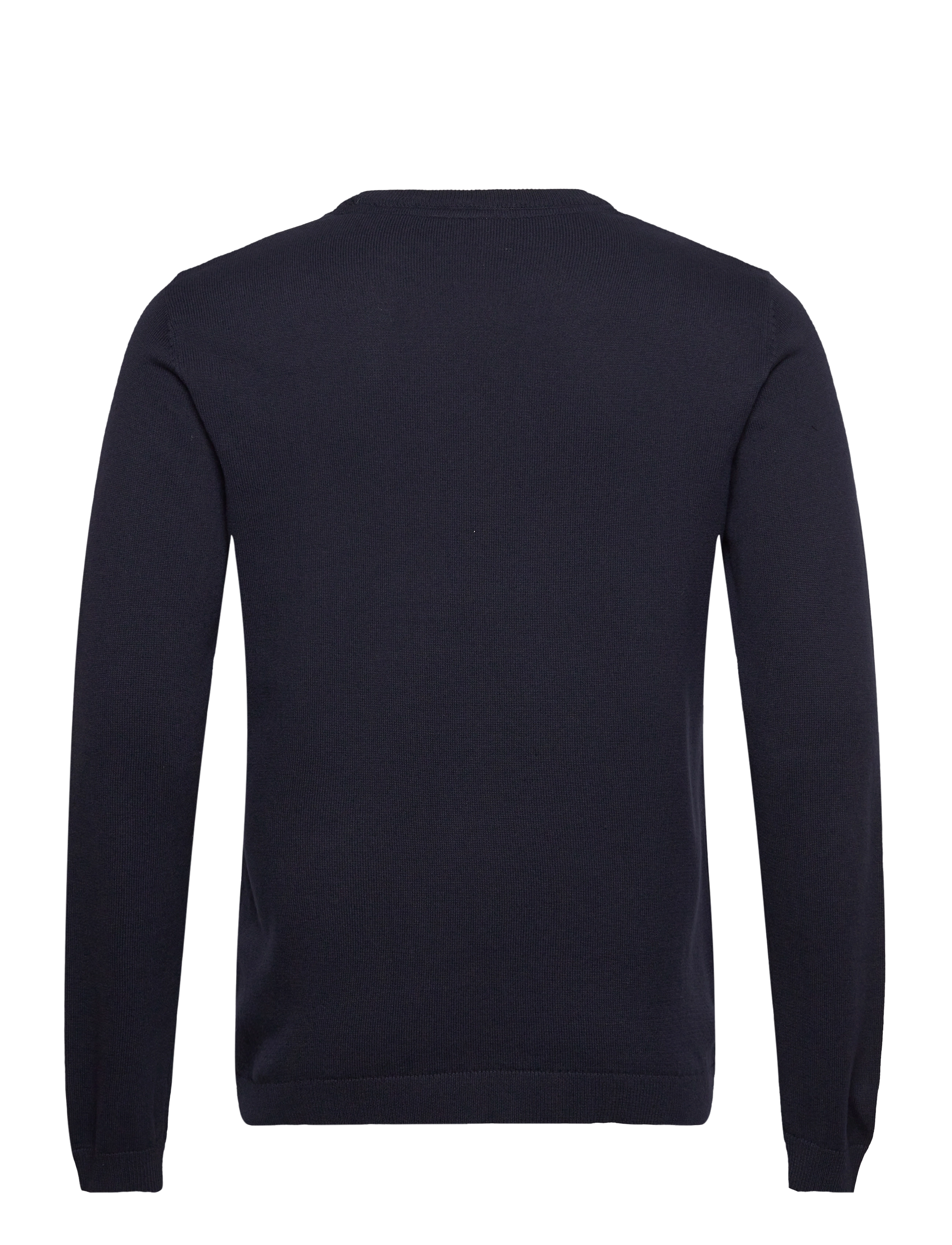 Lindbergh - 100% recycle knit round neck - rund hals - navy - 2