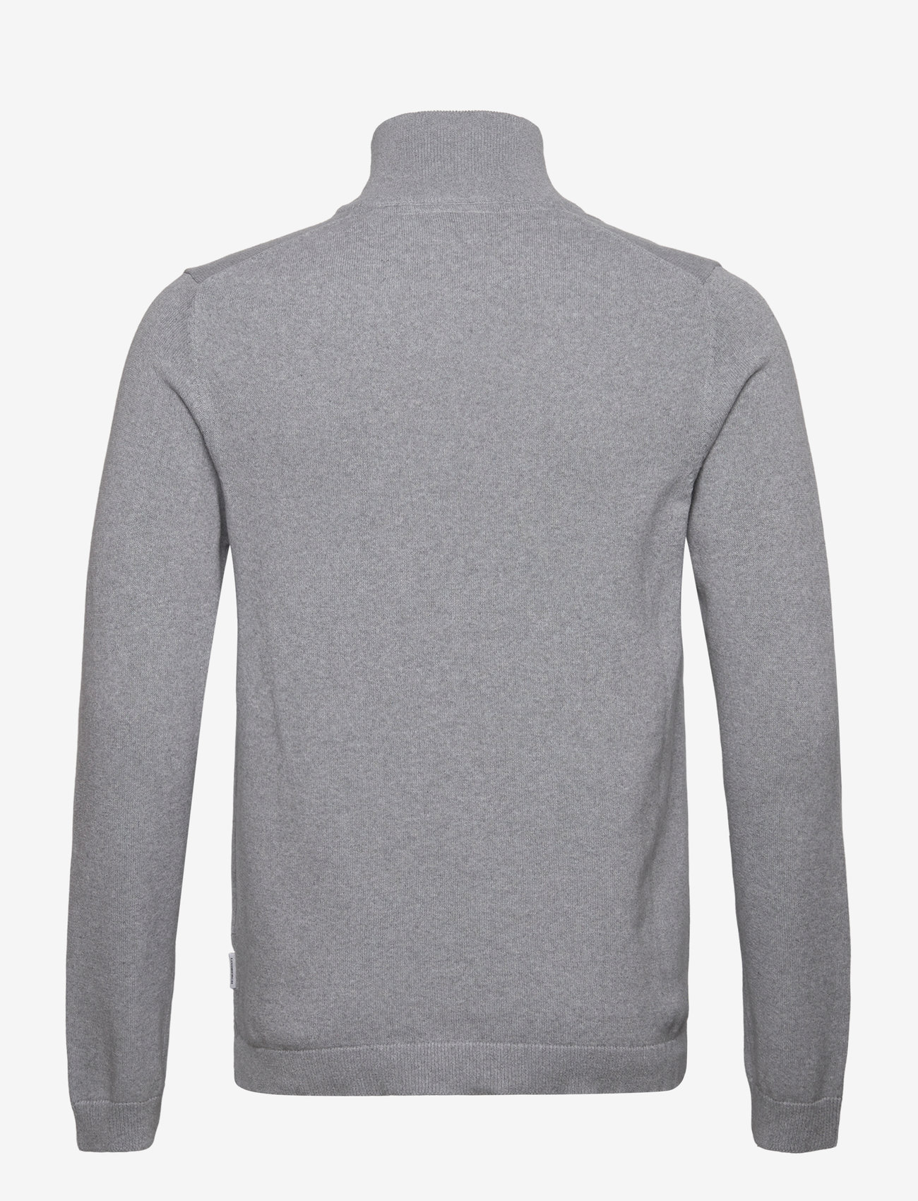 Lindbergh - 100% recycle knit half zip - half zip-tröjor - dk grey - 1