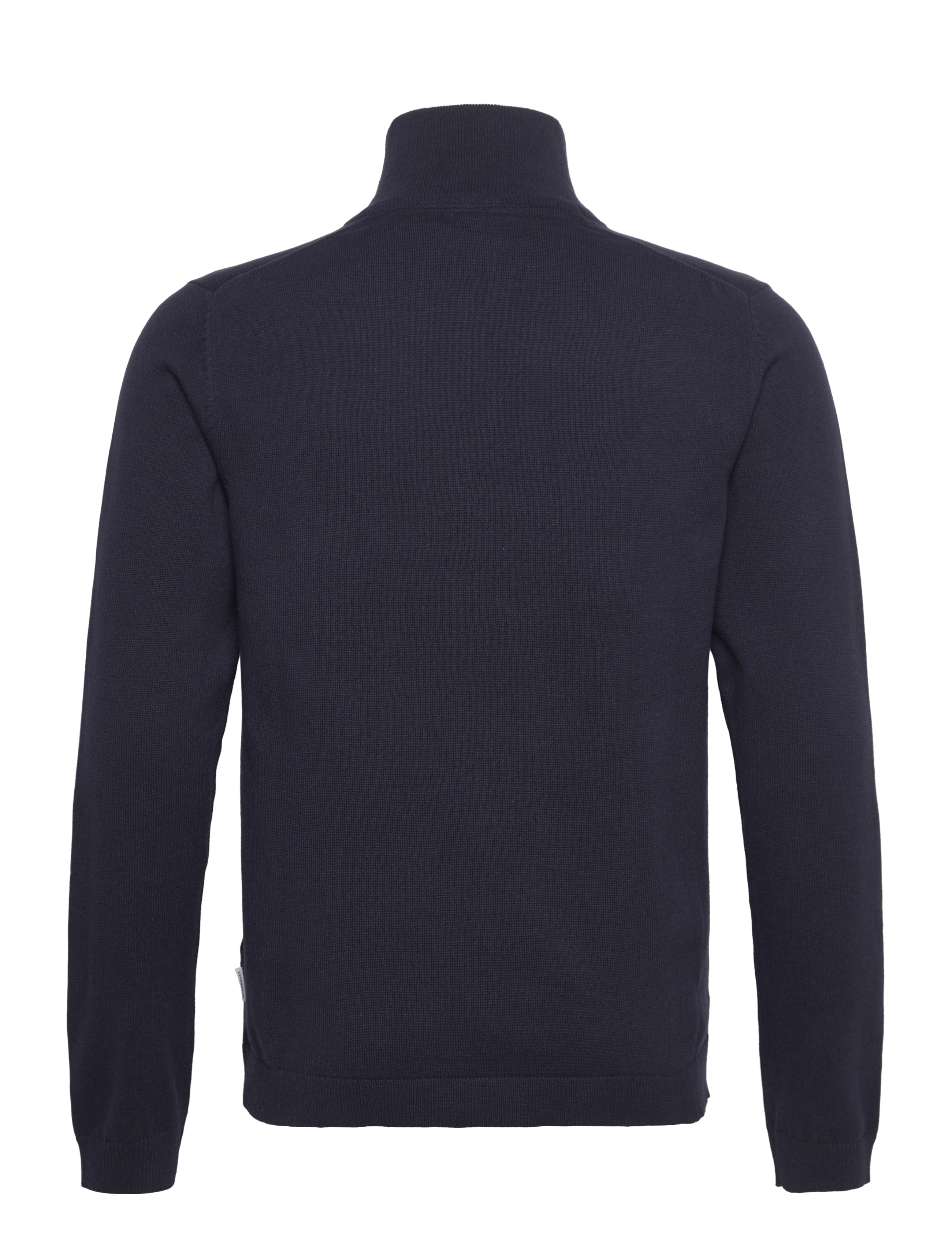 Lindbergh - 100% recycle knit half zip - pullover mit halbem reißverschluss - navy - 2
