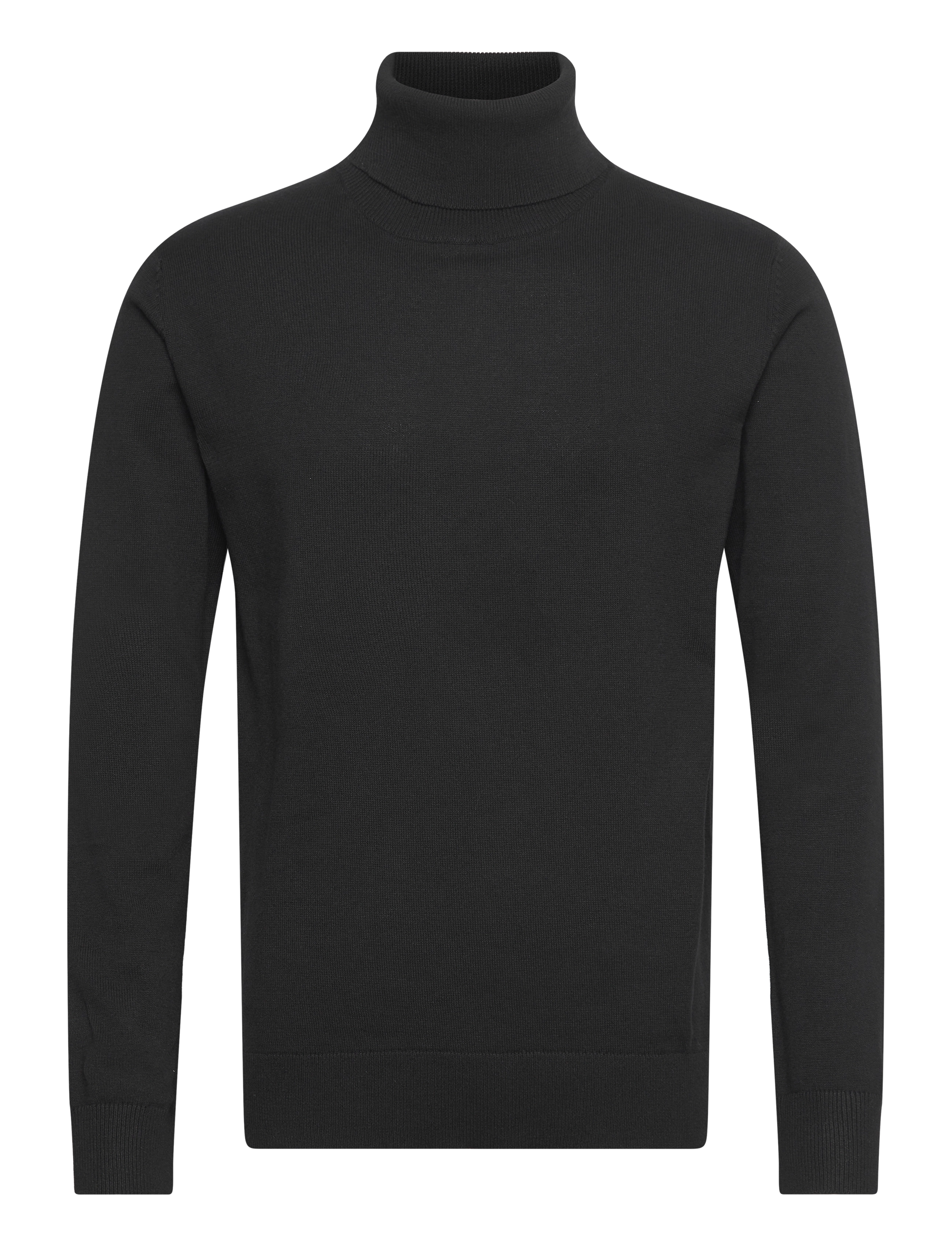 LINDBERGH 100% Recycle Knit Roll Neck Schwarz - XL - Herren