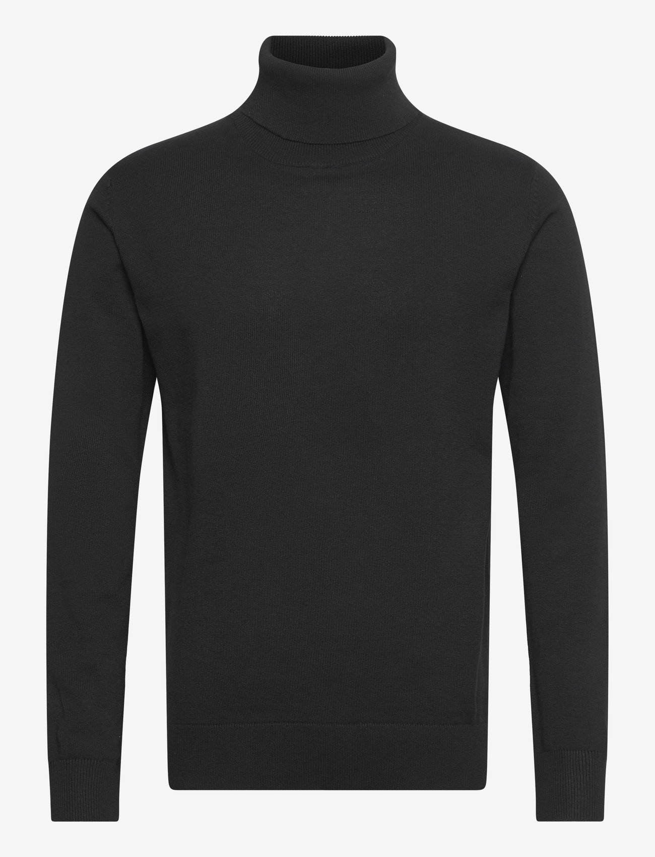 Lindbergh - 100% recycle knit roll neck - laveste priser - black - 1