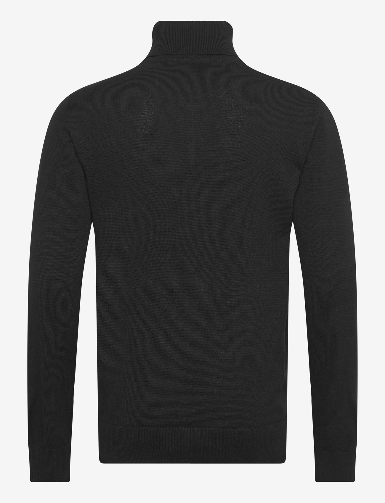 Lindbergh - 100% recycle knit roll neck - laveste priser - black - 2