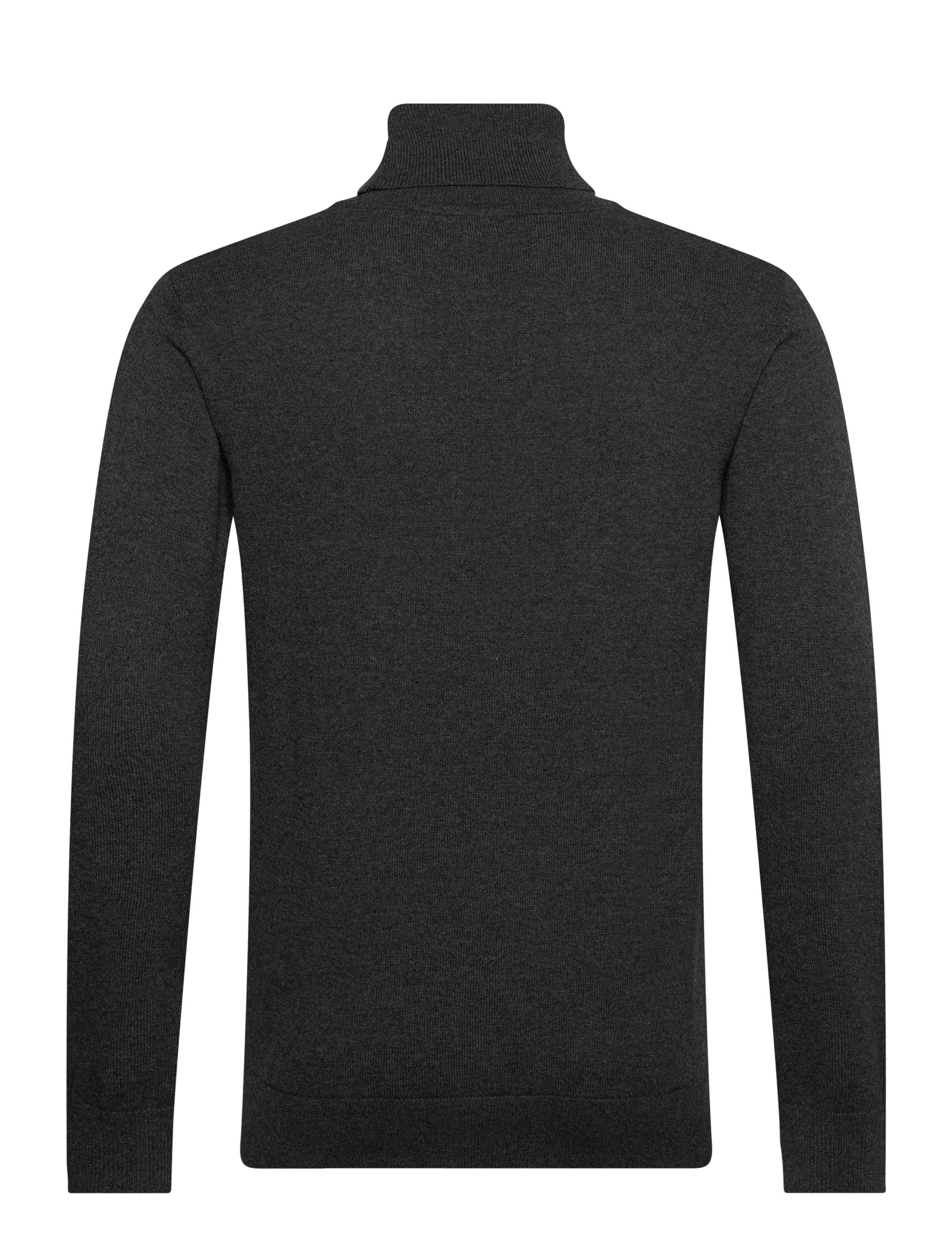 Lindbergh - 100% recycle knit roll neck - rollkragen - charcoal - 2