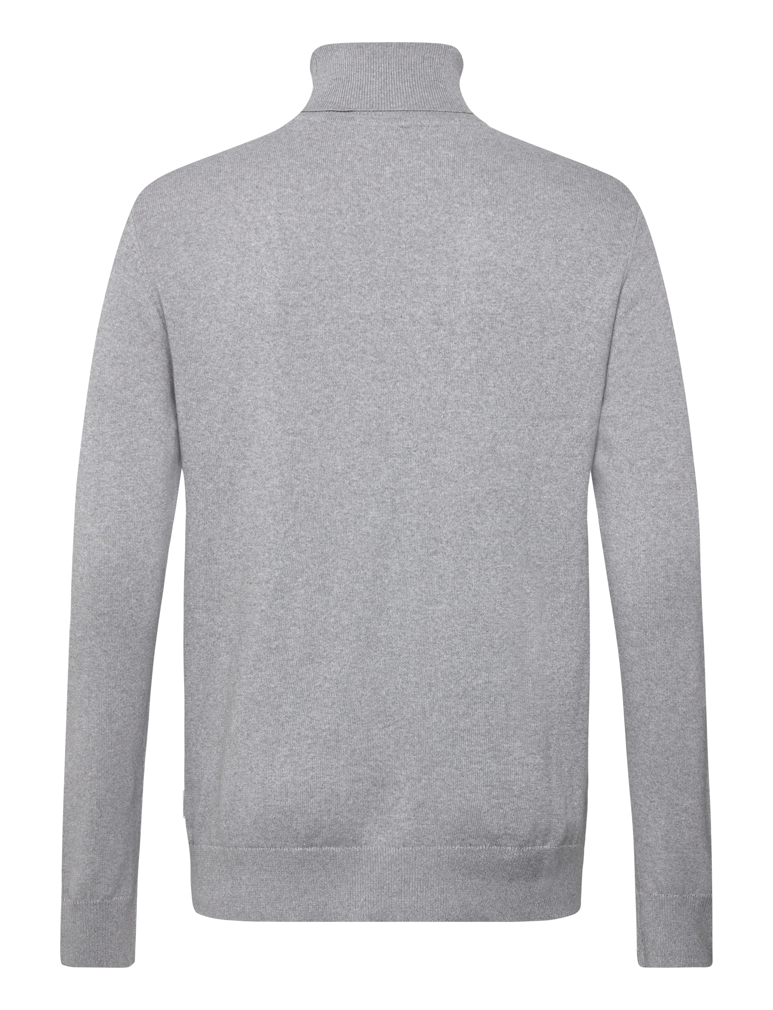 Lindbergh - 100% recycle knit roll neck - rollkragen - dk grey - 1
