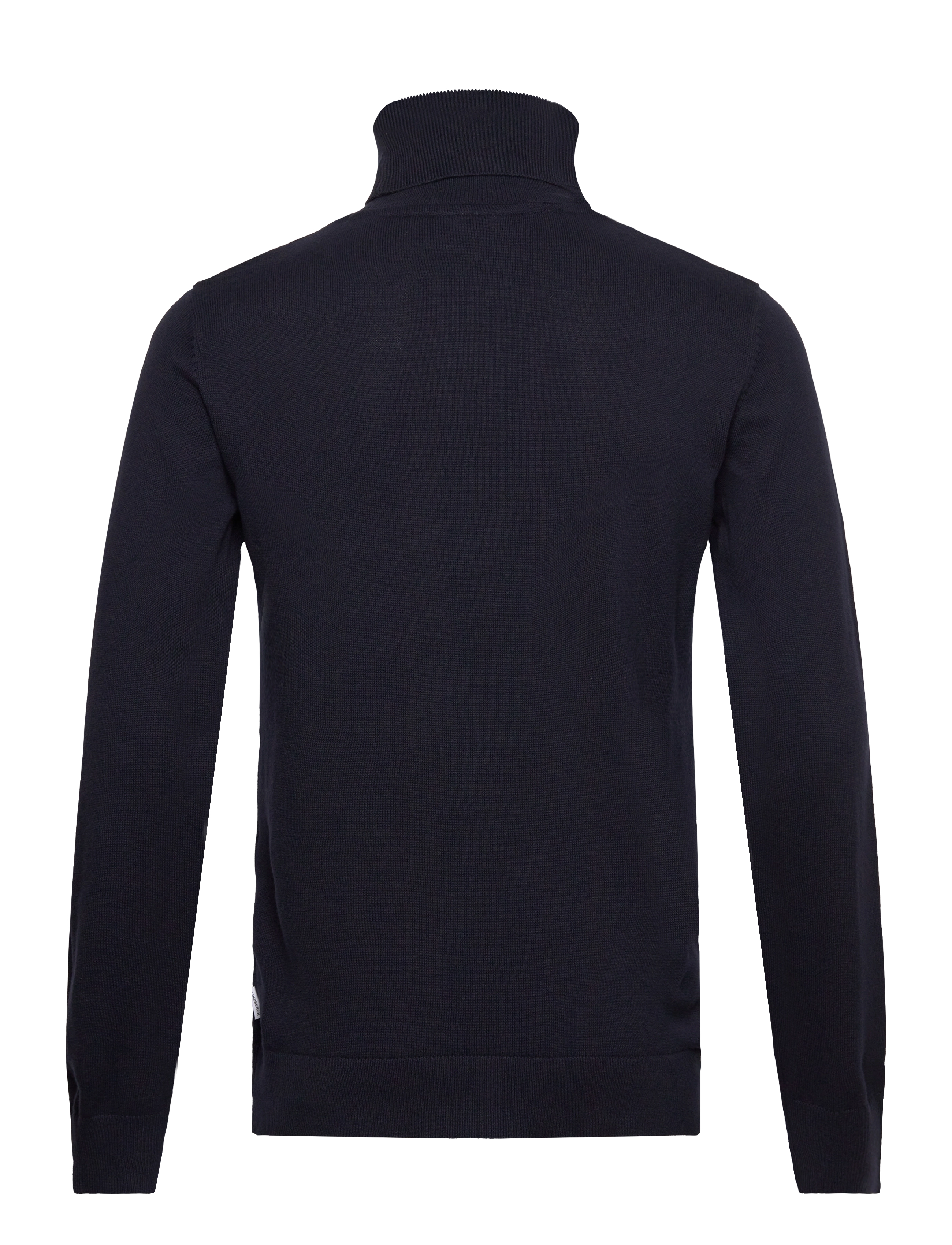 Lindbergh - 100% recycle knit roll neck - laveste priser - navy - 2