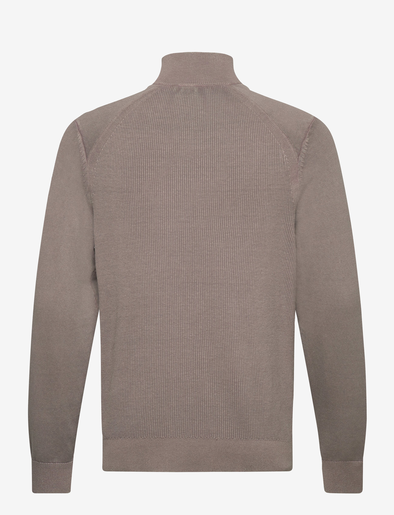 Lindbergh - Knit half zip jumper - dark dull sand - 1