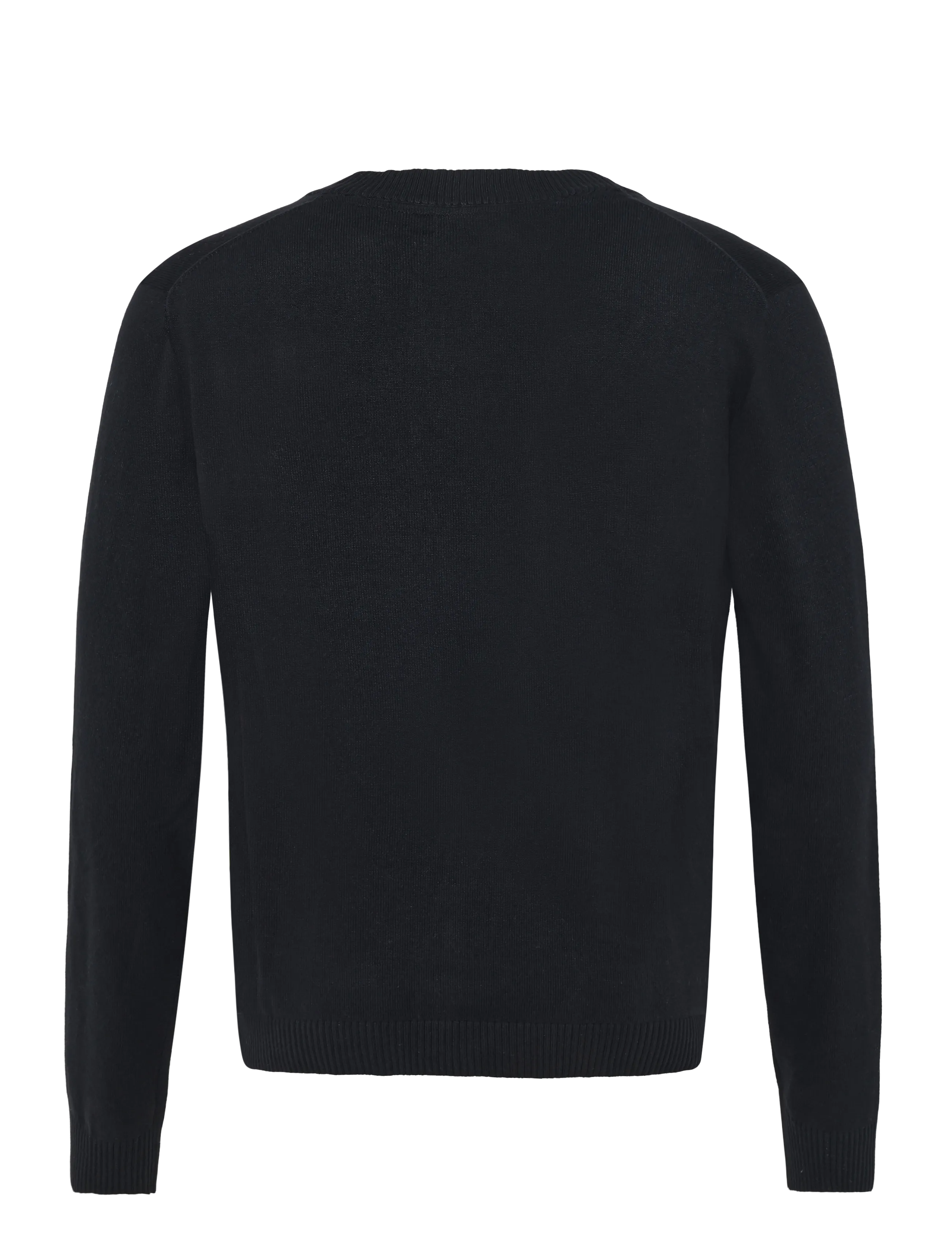 Lindbergh - Recycled knit shawl collar - cardigans - black - 1