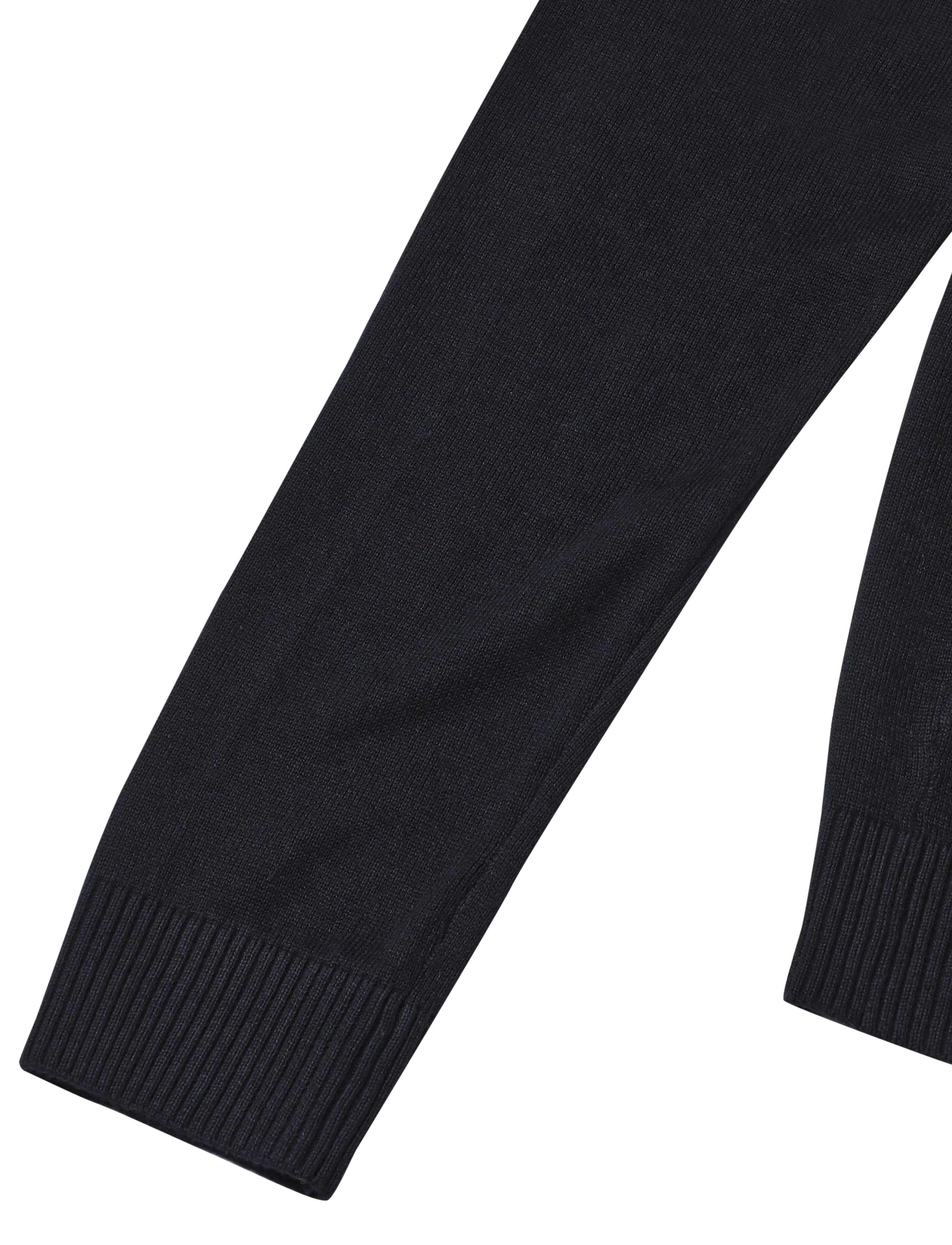 Lindbergh - Recycled knit shawl collar - cardigans - black - 3