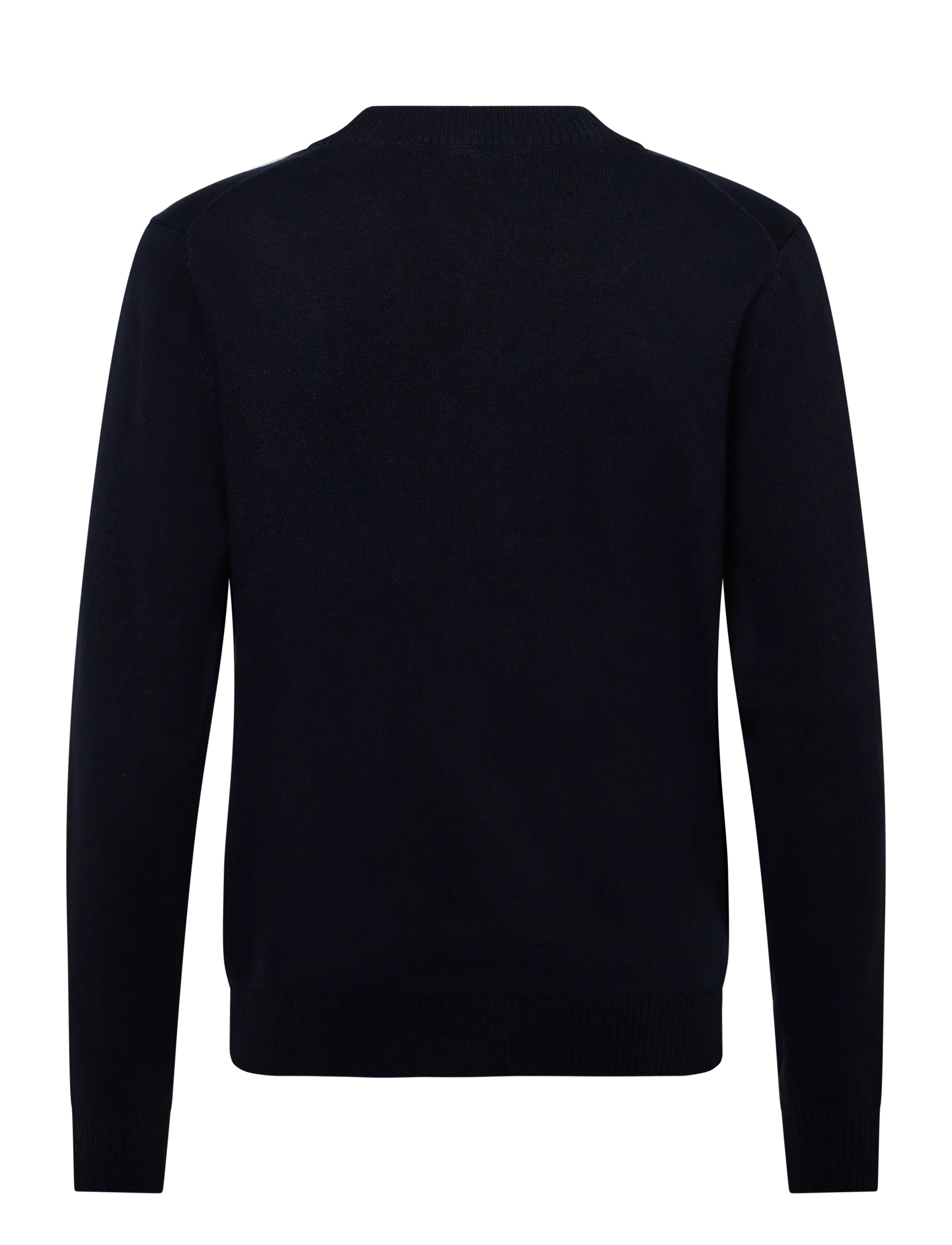 Lindbergh - Recycled knit shawl collar - cardigans - navy - 2