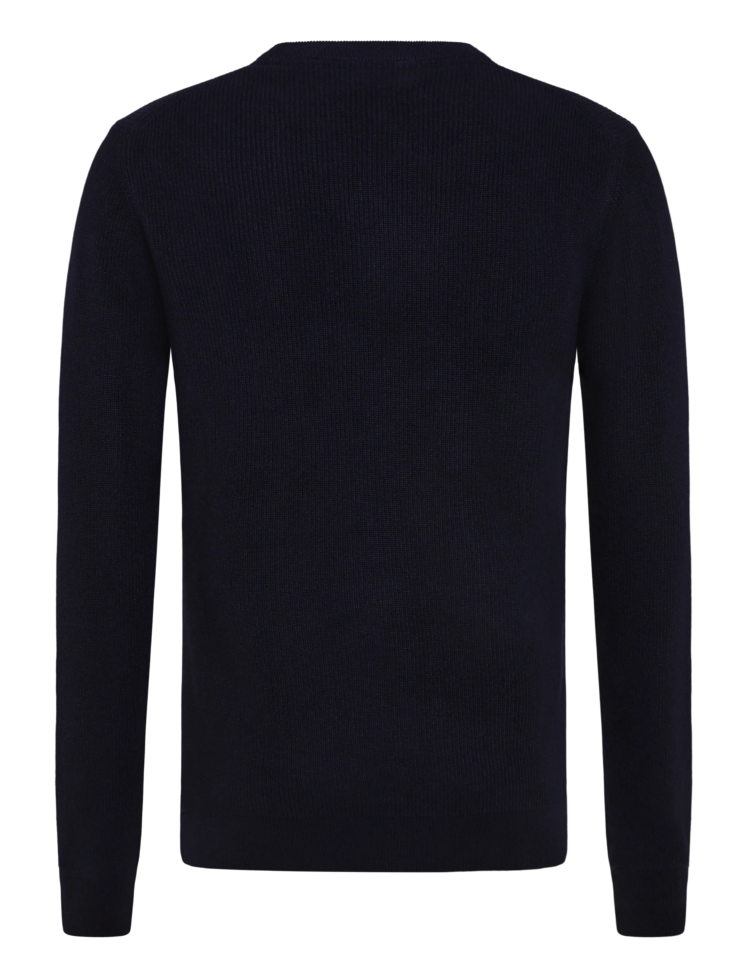 Lindbergh - Recycled round neck knit - basic-strickmode - navy - 1