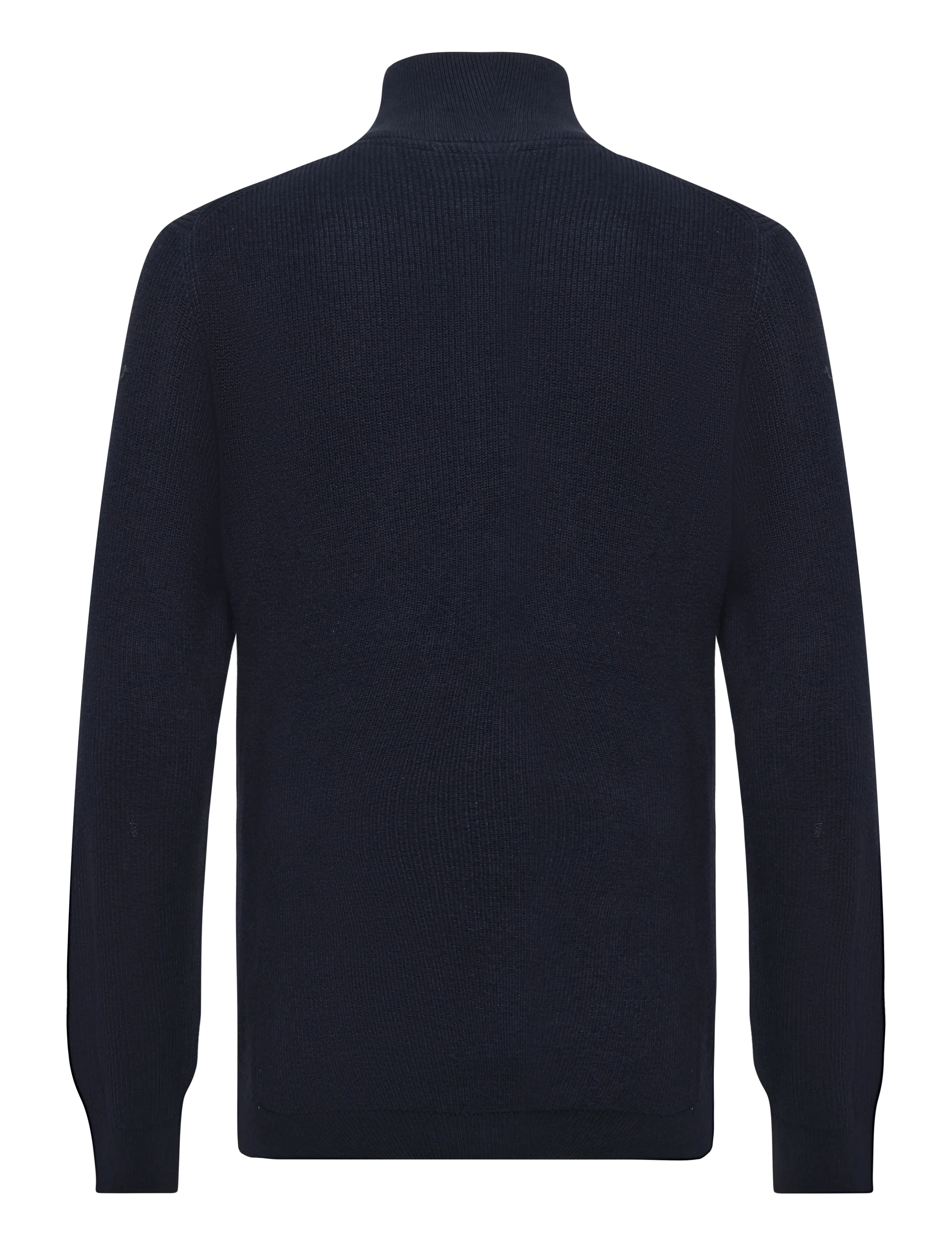 Lindbergh - Recycled half zip knit - miesten - navy - 2