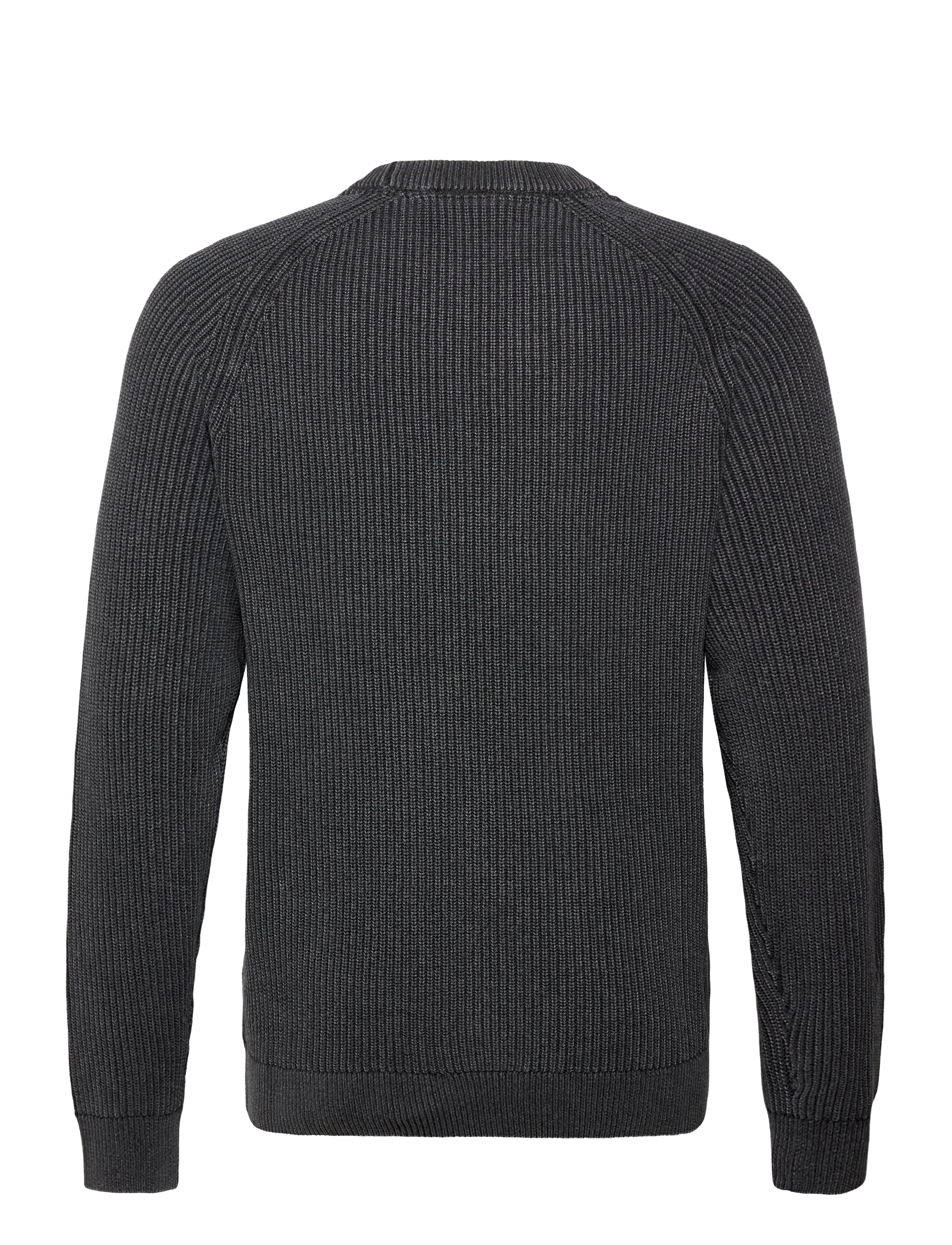 Lindbergh - Acid wash round neck - herbstliche kleidung - black - 2