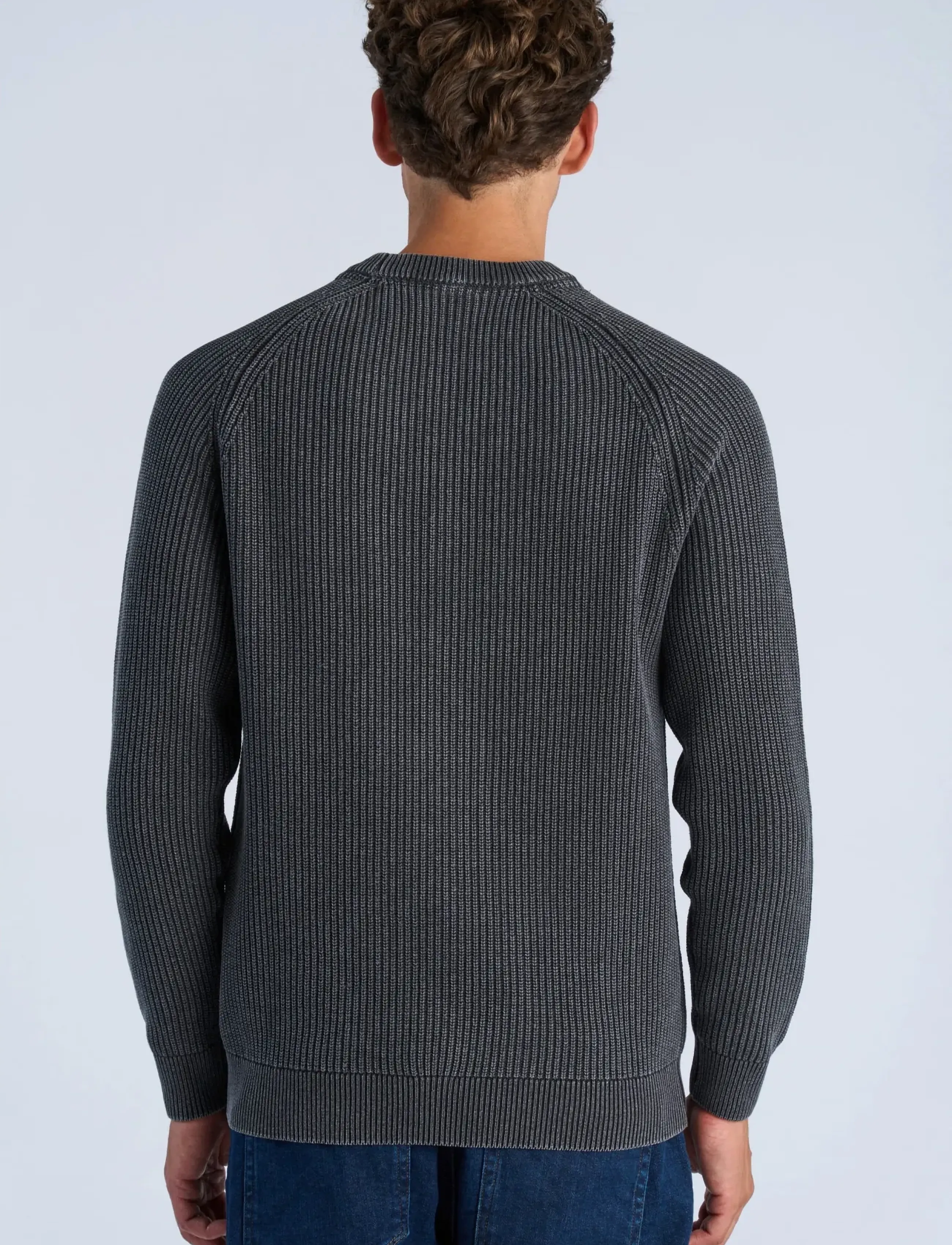 Lindbergh - Acid wash round neck - herbstliche kleidung - black - 4