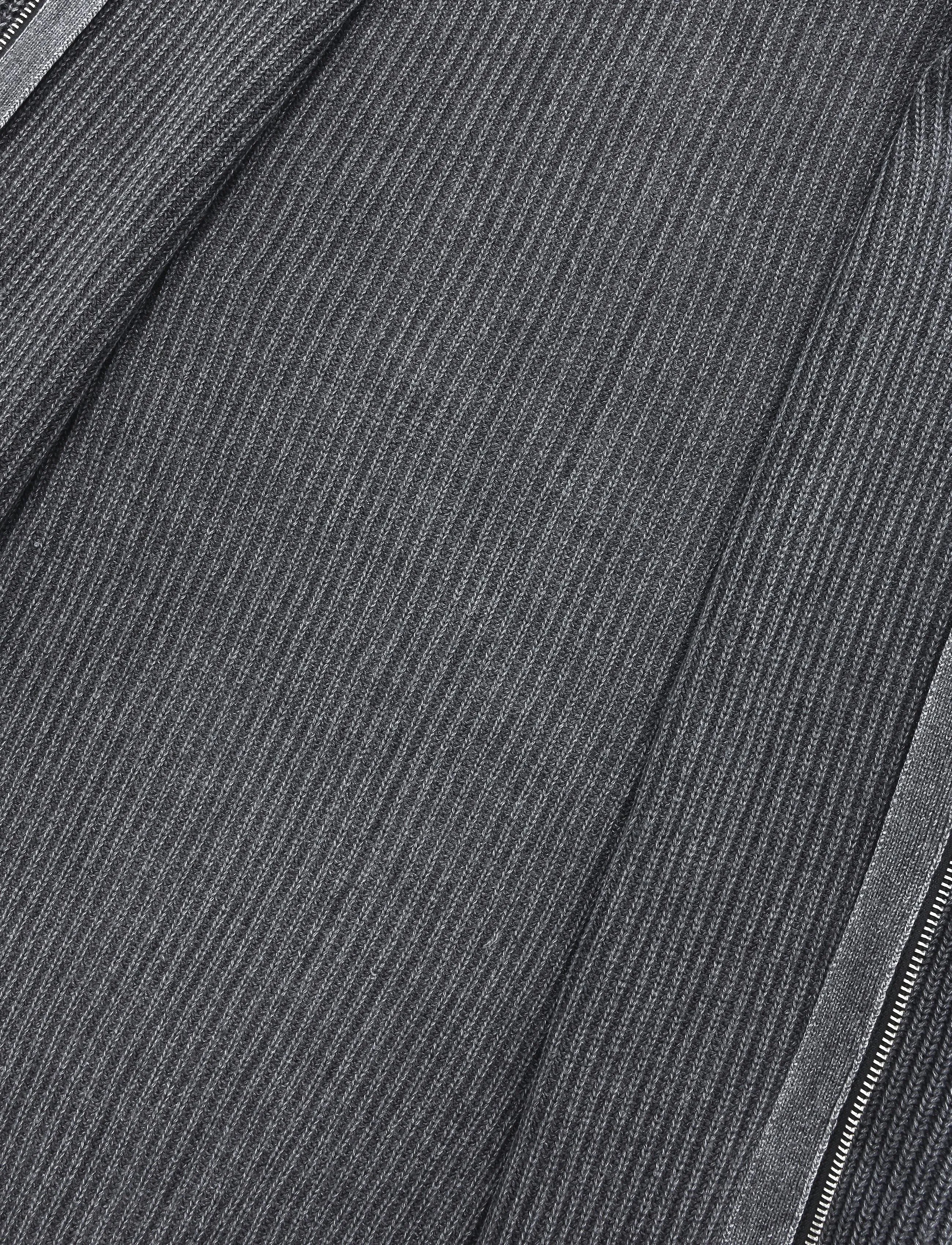 Lindbergh - Acid wash full zip - efterårstøj - black - 4
