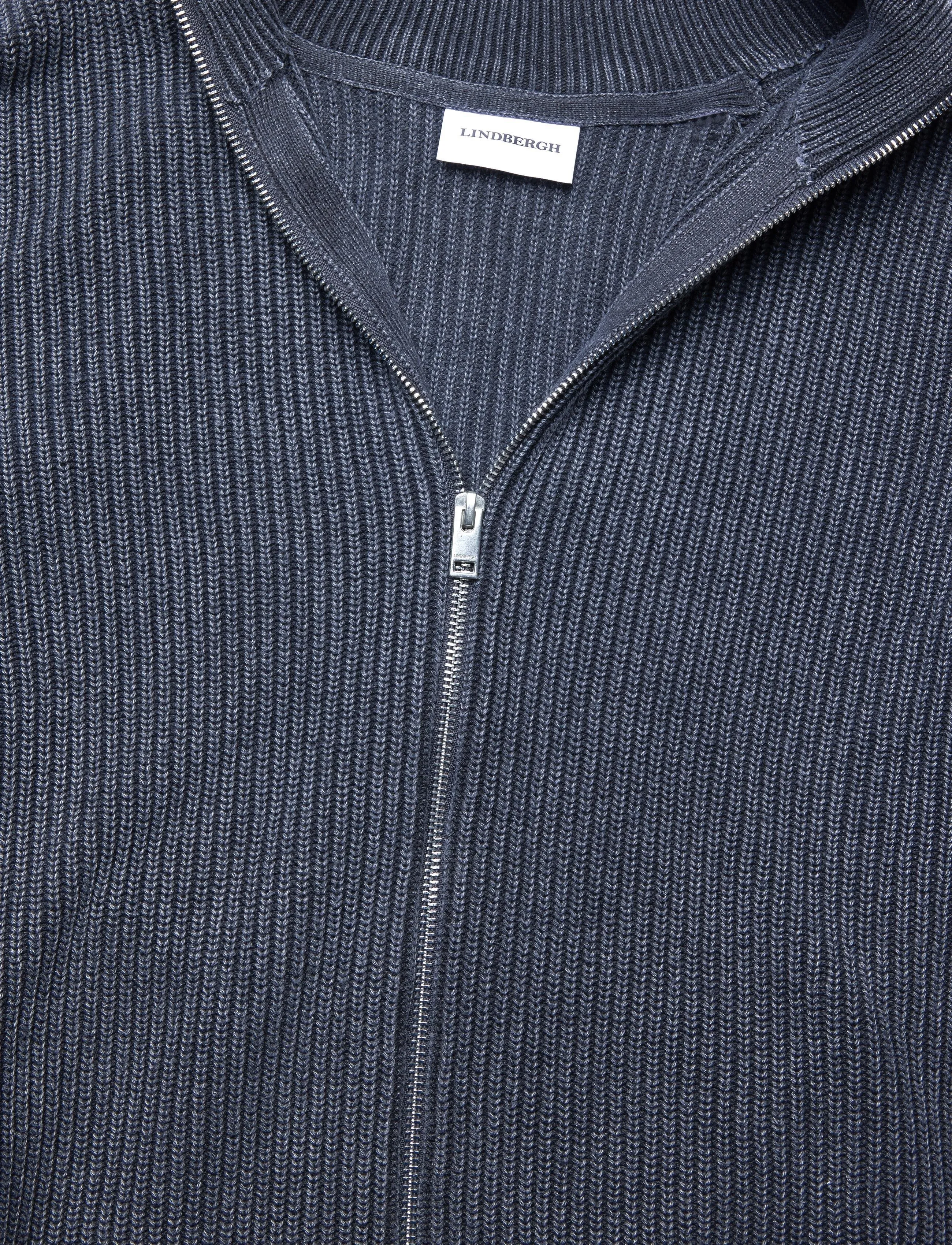 Lindbergh - Acid wash full zip - sügisesed riided - charcoal - 2
