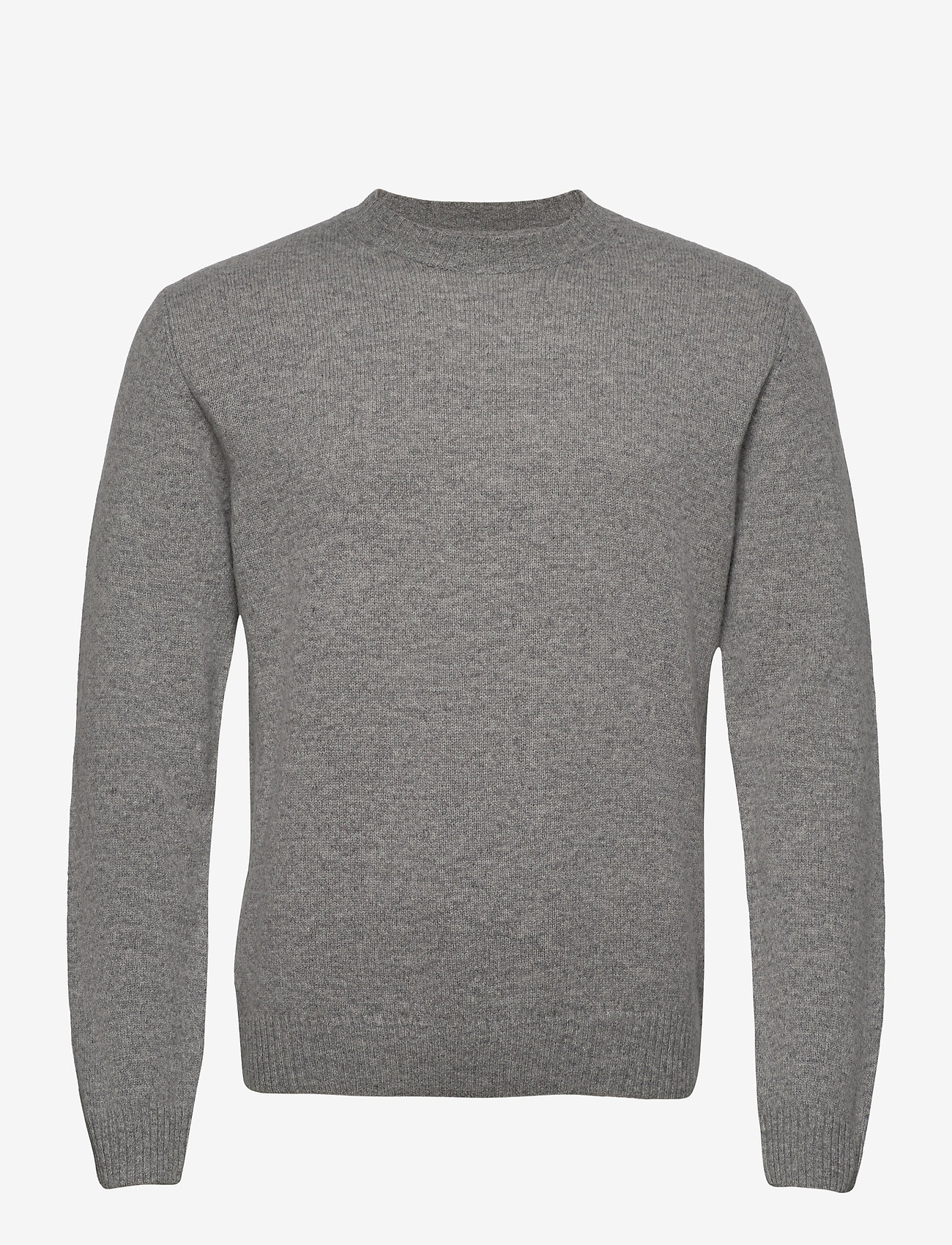 Lindbergh - Lambswool o-neck knit - lt grey mix - 1